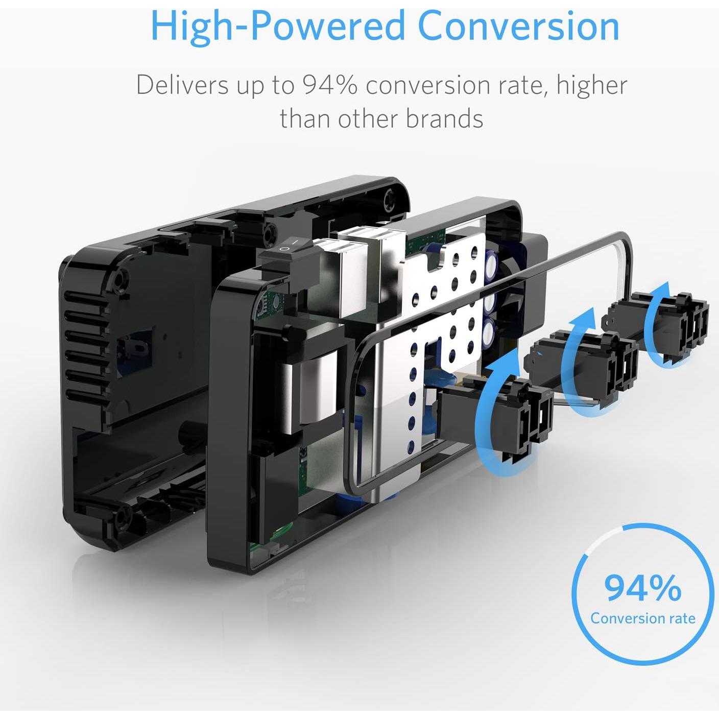 Adaptador de Viaje Universal BESTEK 220V a 110V con USB