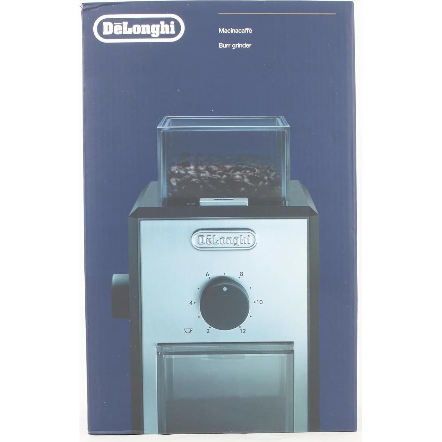 Molino de café De'Longhi KG89 acero inoxidable 1.6 kg