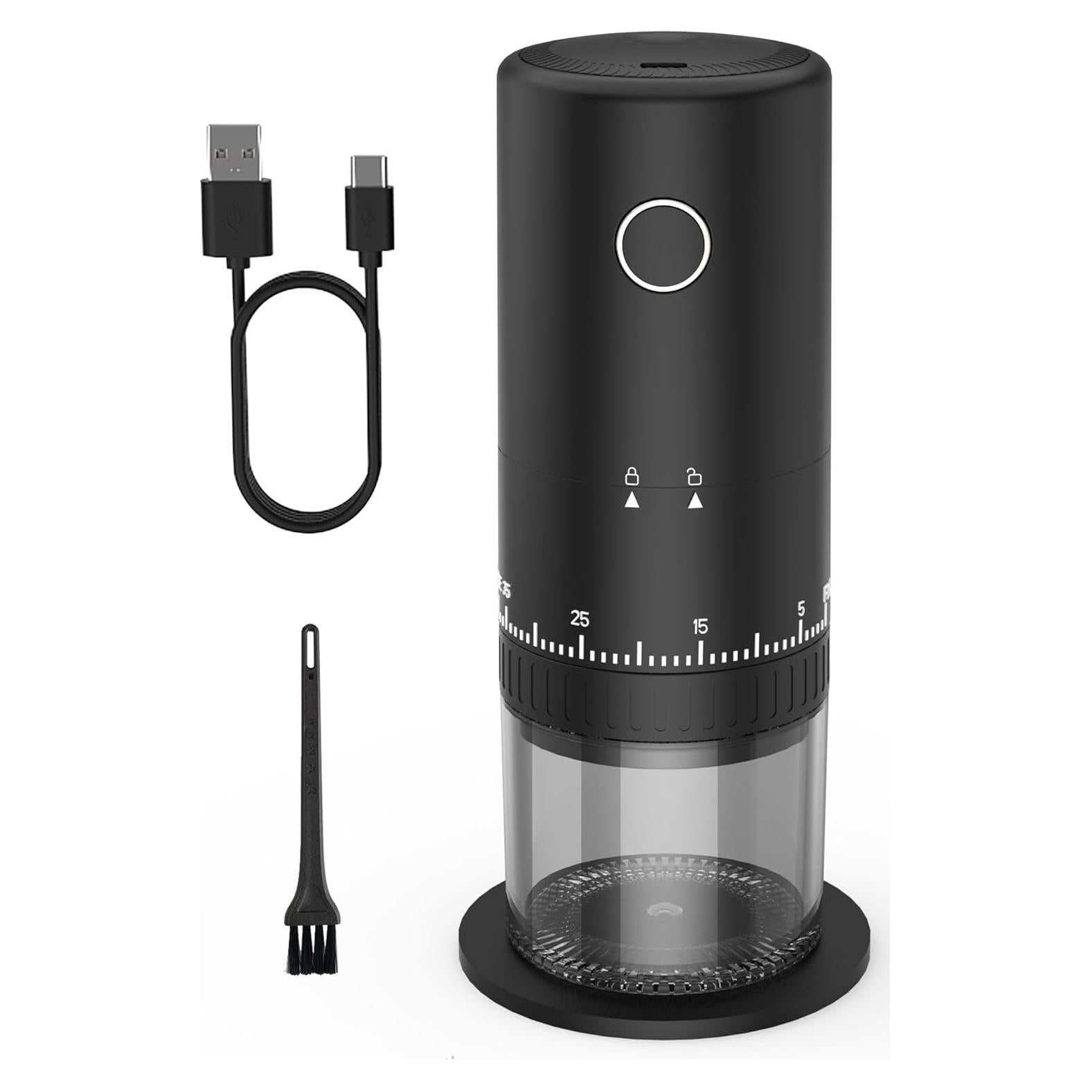 Molinillo de Café CEVING Recargable 2000mAh 38 Ajustes Portátil