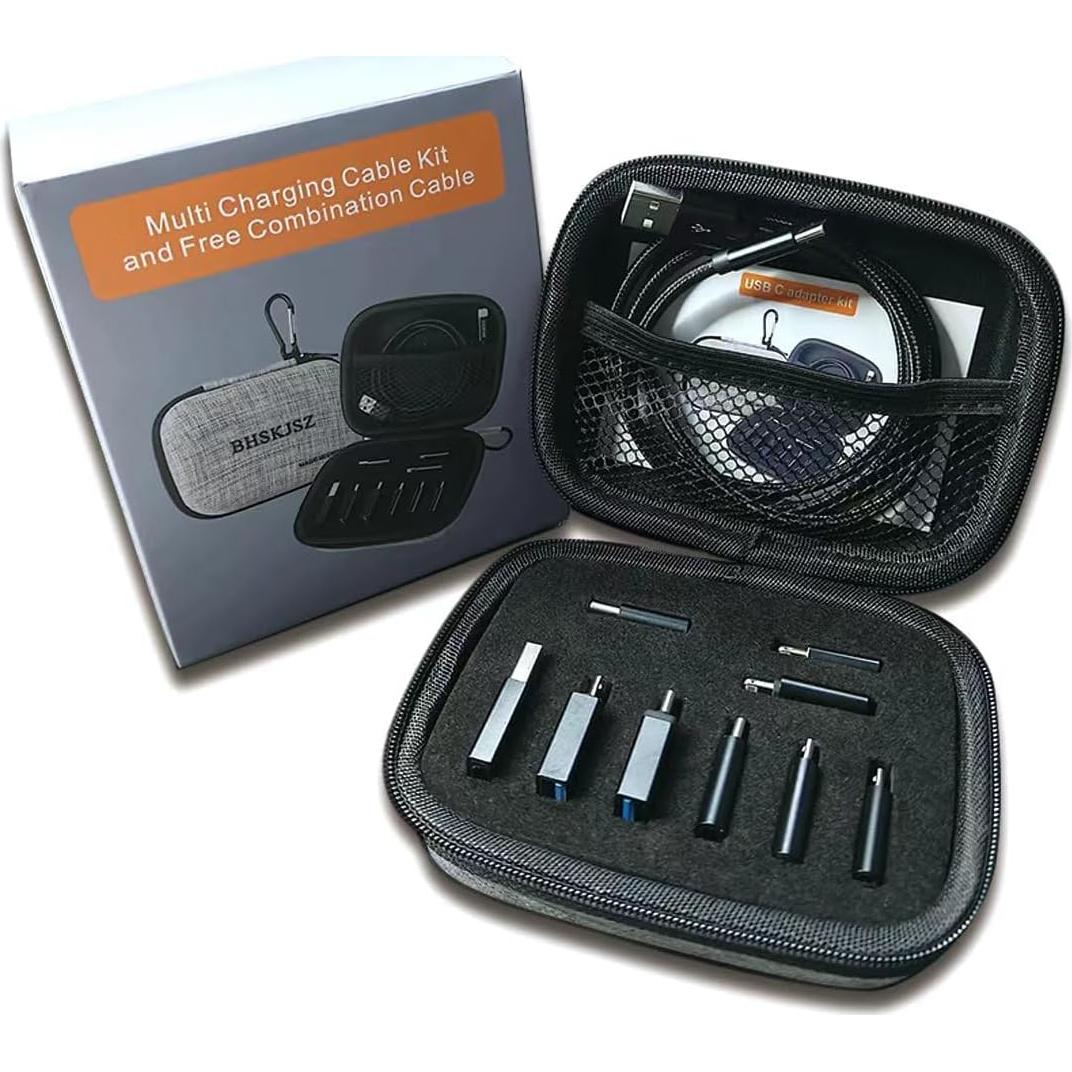 Kit de Adaptadores USB Tipo C BHSKJSZ 10 Piezas con Estuche