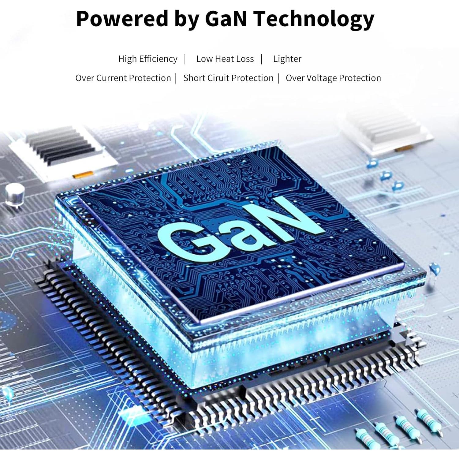 Adaptador de Viaje Universal 70W ROVAN con 4 Puertos USB Blanco