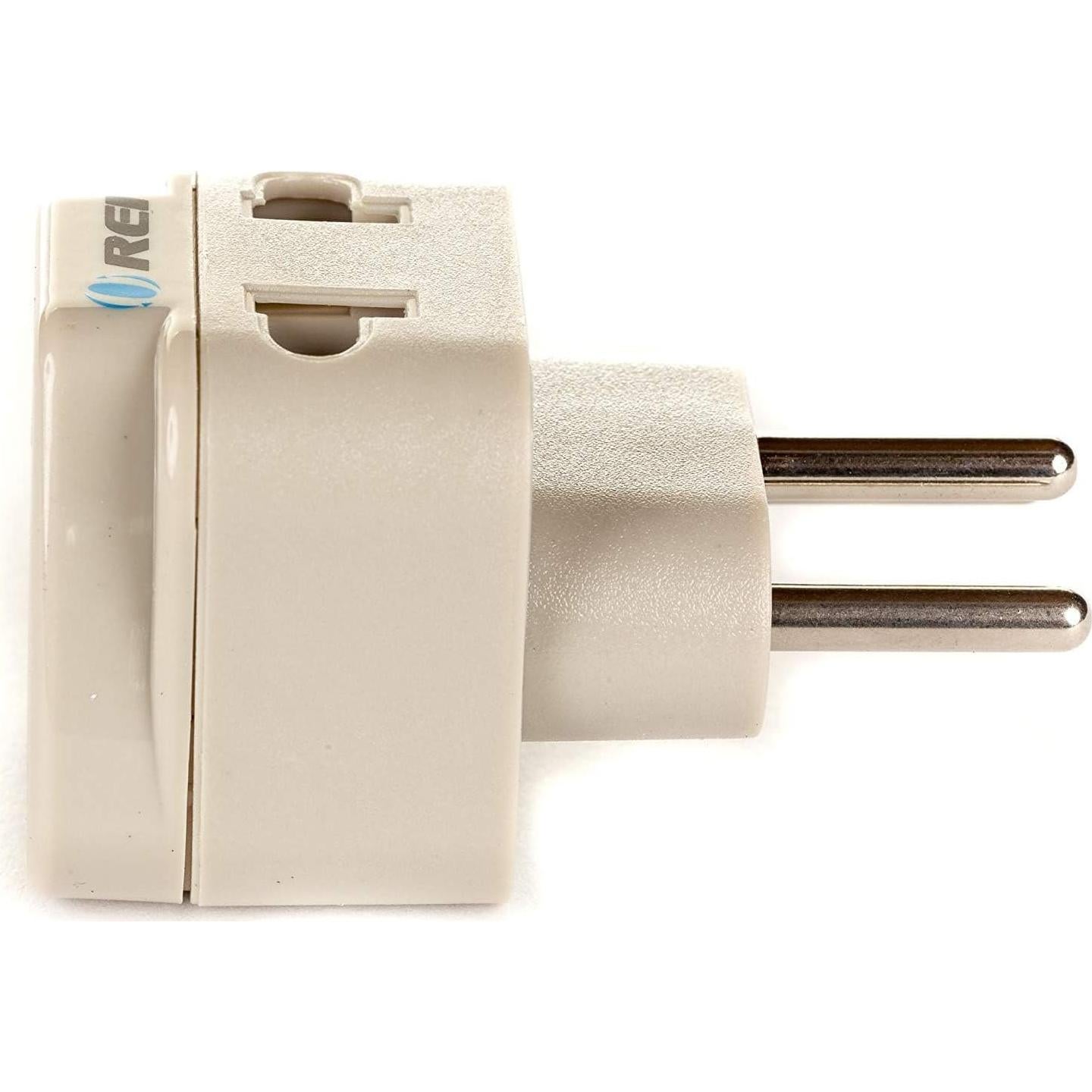 Adaptador de Enchufe Tipo J Suiza Orei WP-J-GN 10A 250V