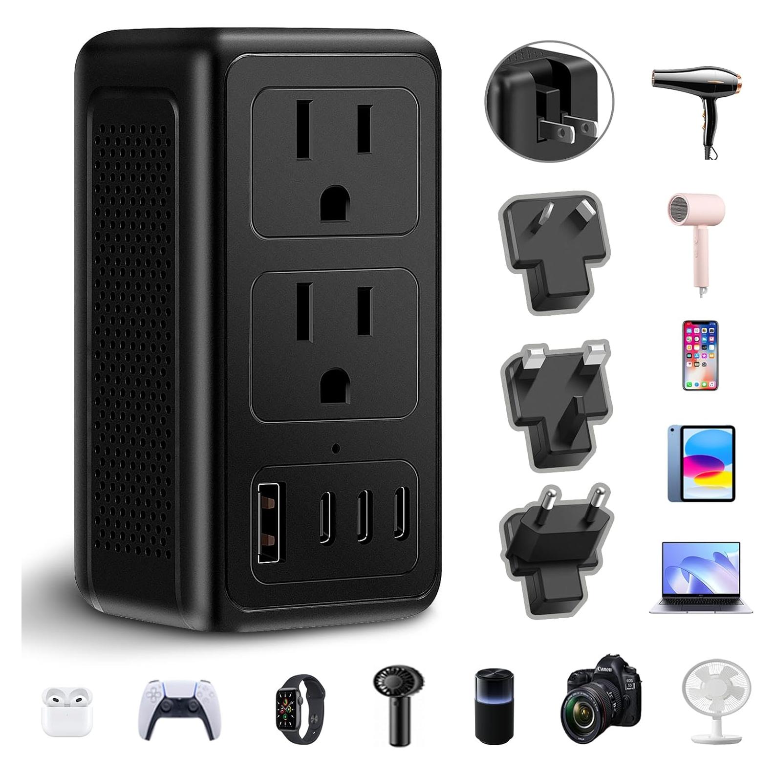 Convertidor de Voltaje 2000W IPLUSO 220V a 110V para Viajes