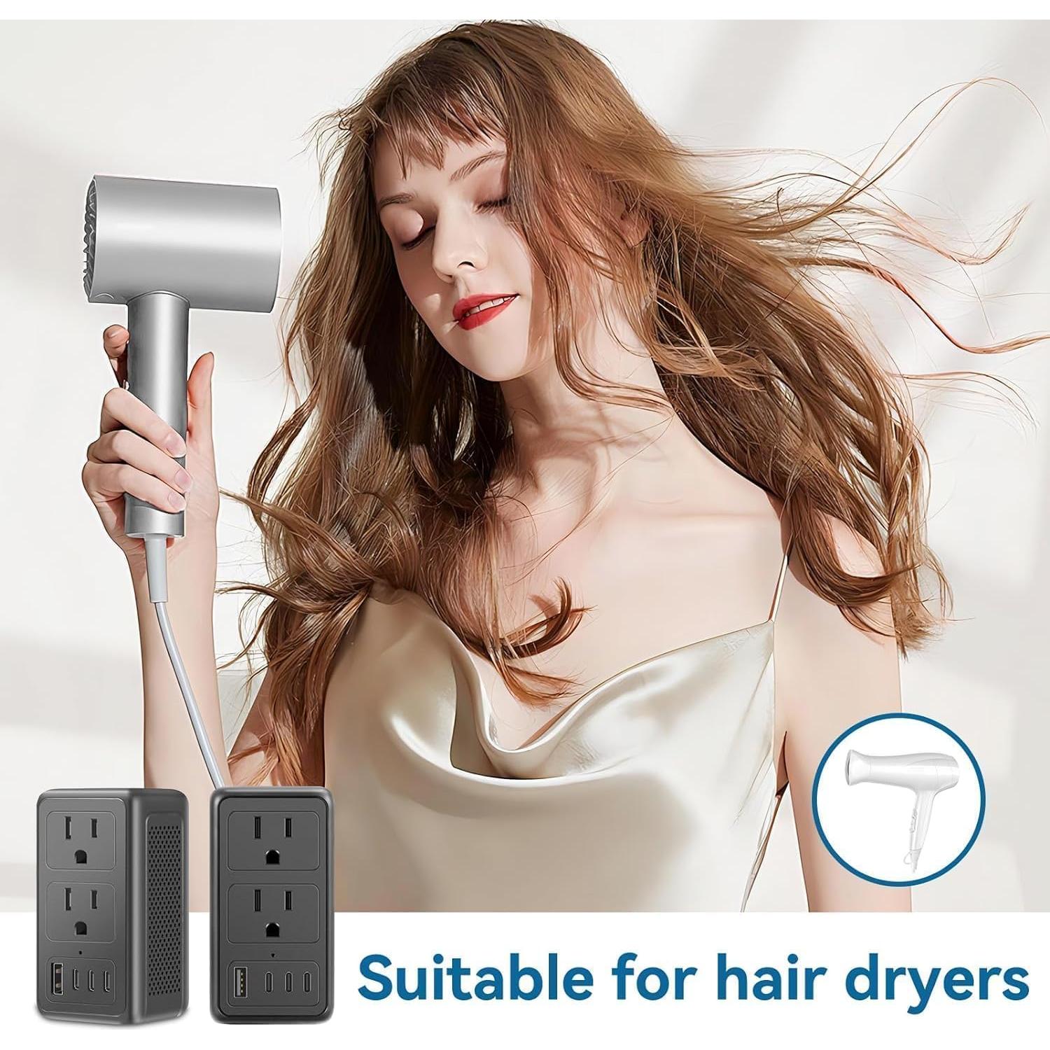 Convertidor de Voltaje 2000W IPLUSO 220V a 110V para Viajes