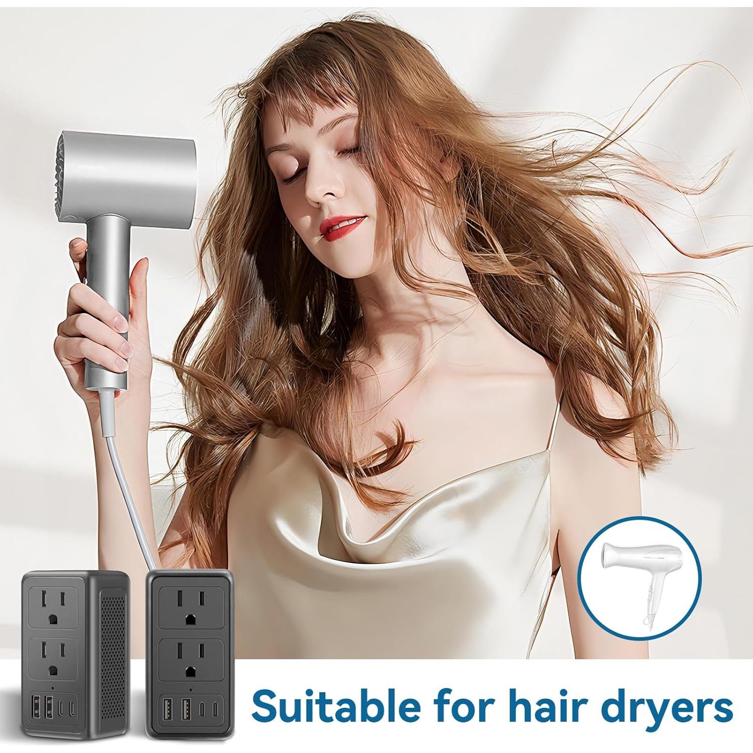 Convertidor de Voltaje 2000W IPLUSO 220V a 110V con USB