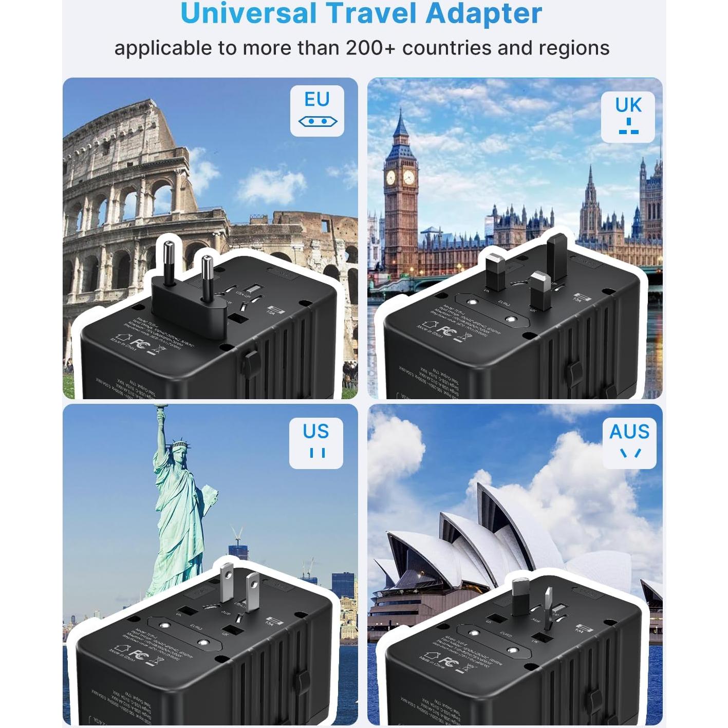 Convertidor de Voltaje 220V a 110V VINTAR 2000W con 4 USB