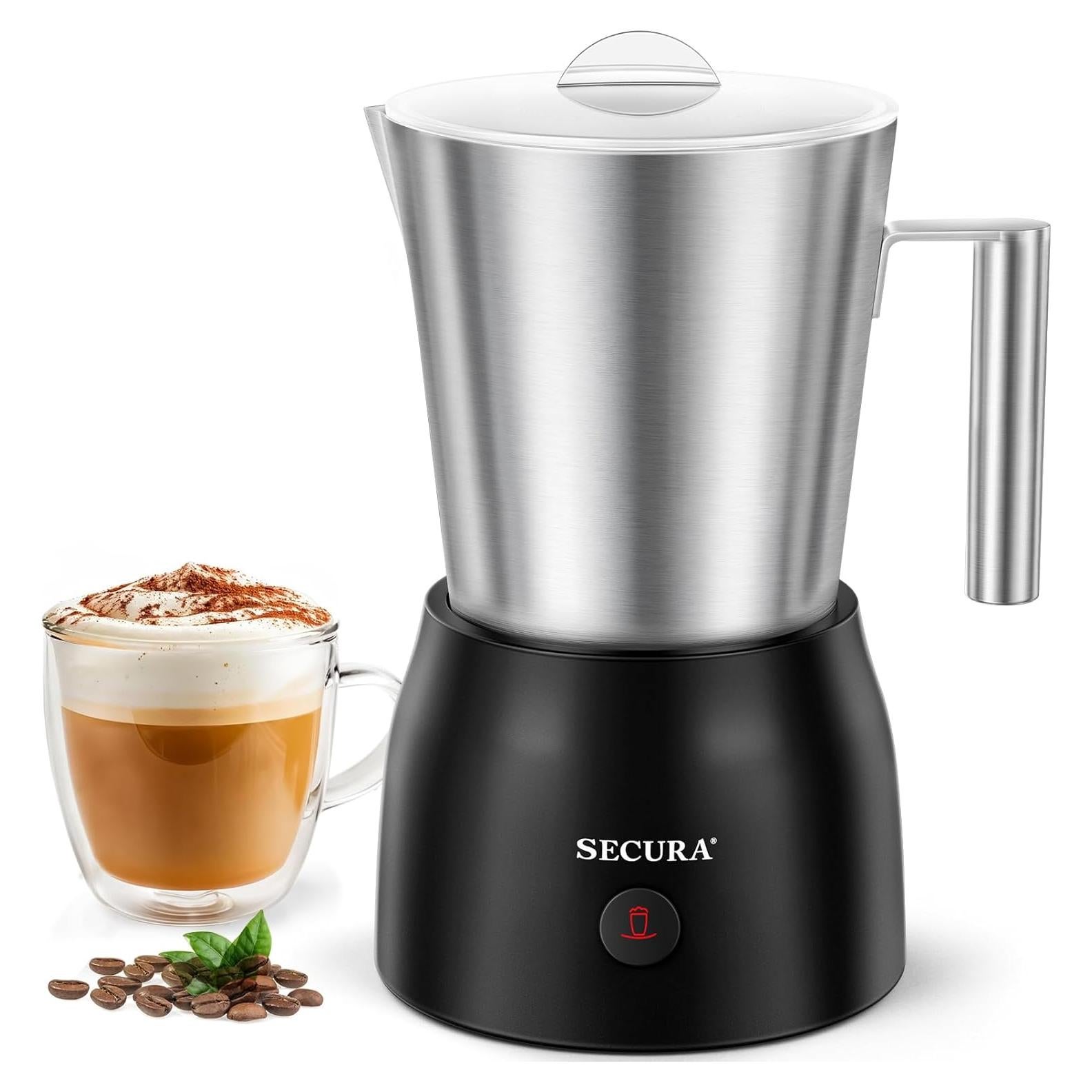 Espumador de Leche Secura F280R 600W Acero Inoxidable 500ml