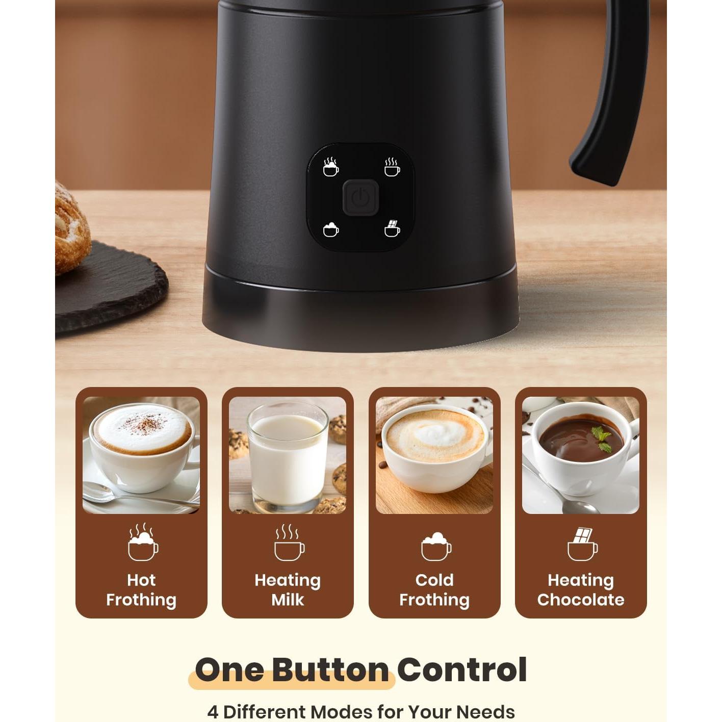 Espumador de Leche Eléctrico Latumab MF02 350ml 4 en 1