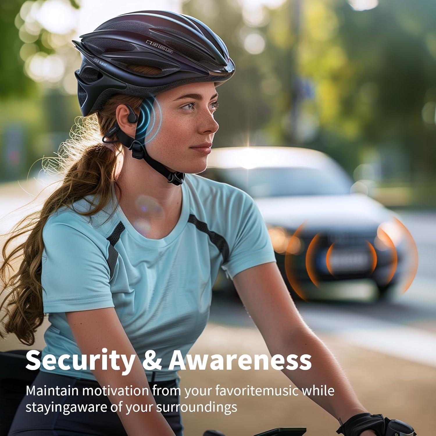 Auriculares Inalámbricos PSIER X11 Conducción Ósea IPX6 Negro