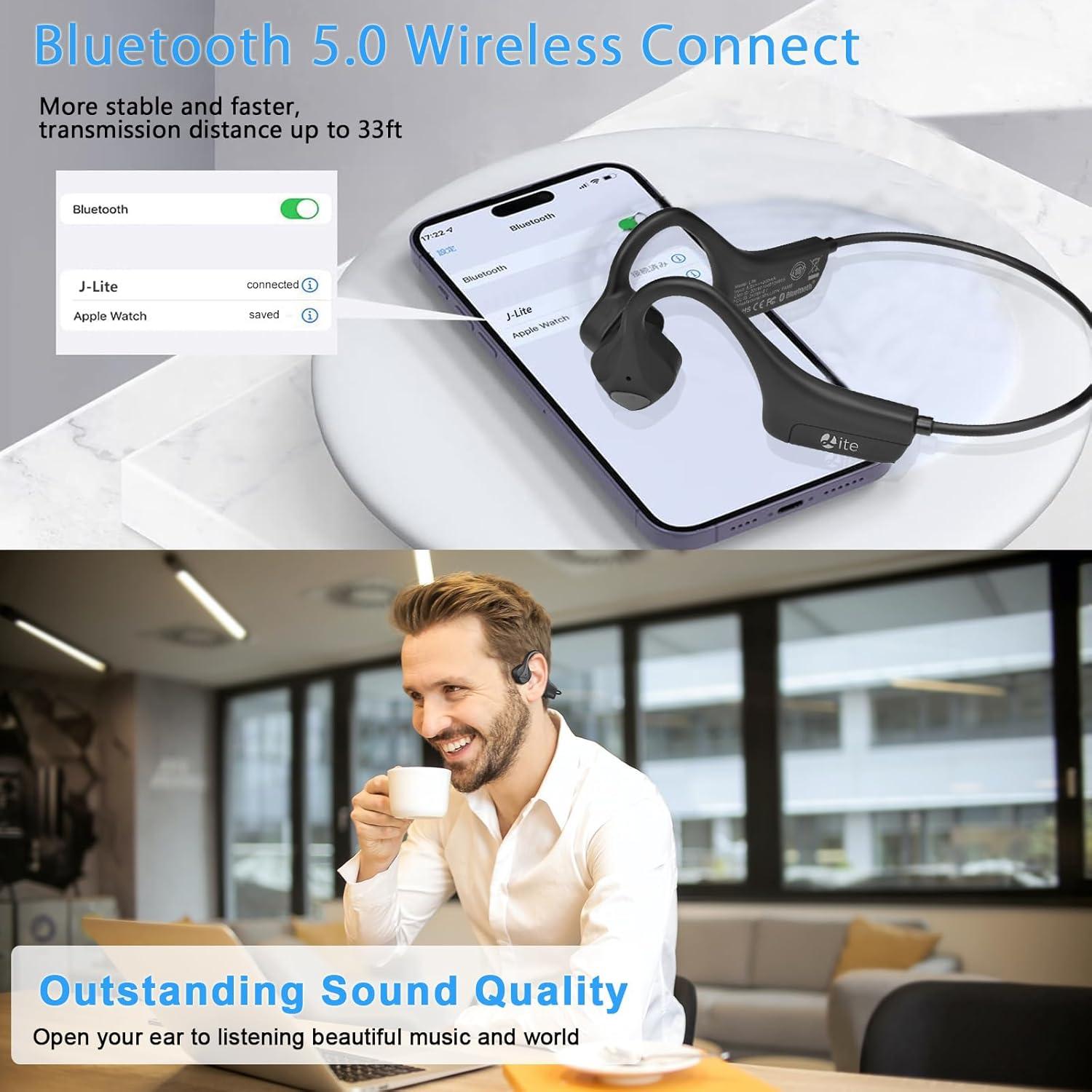 Auriculares Inalámbricos Conducción Ósea MASTJUST Lite IP65
