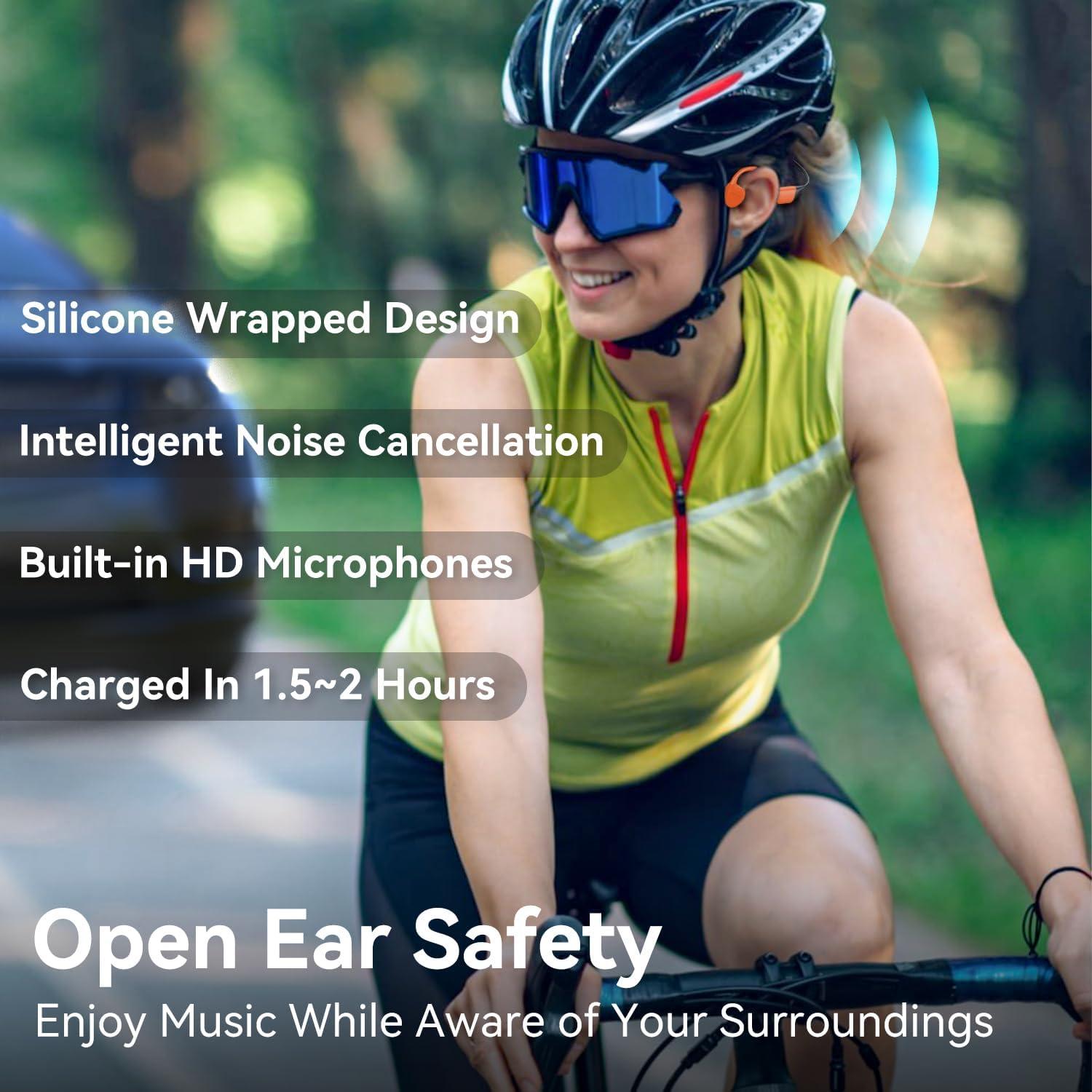 Auriculares de Conducción Ósea JVenus S800pro Bluetooth 5.4 IPX8