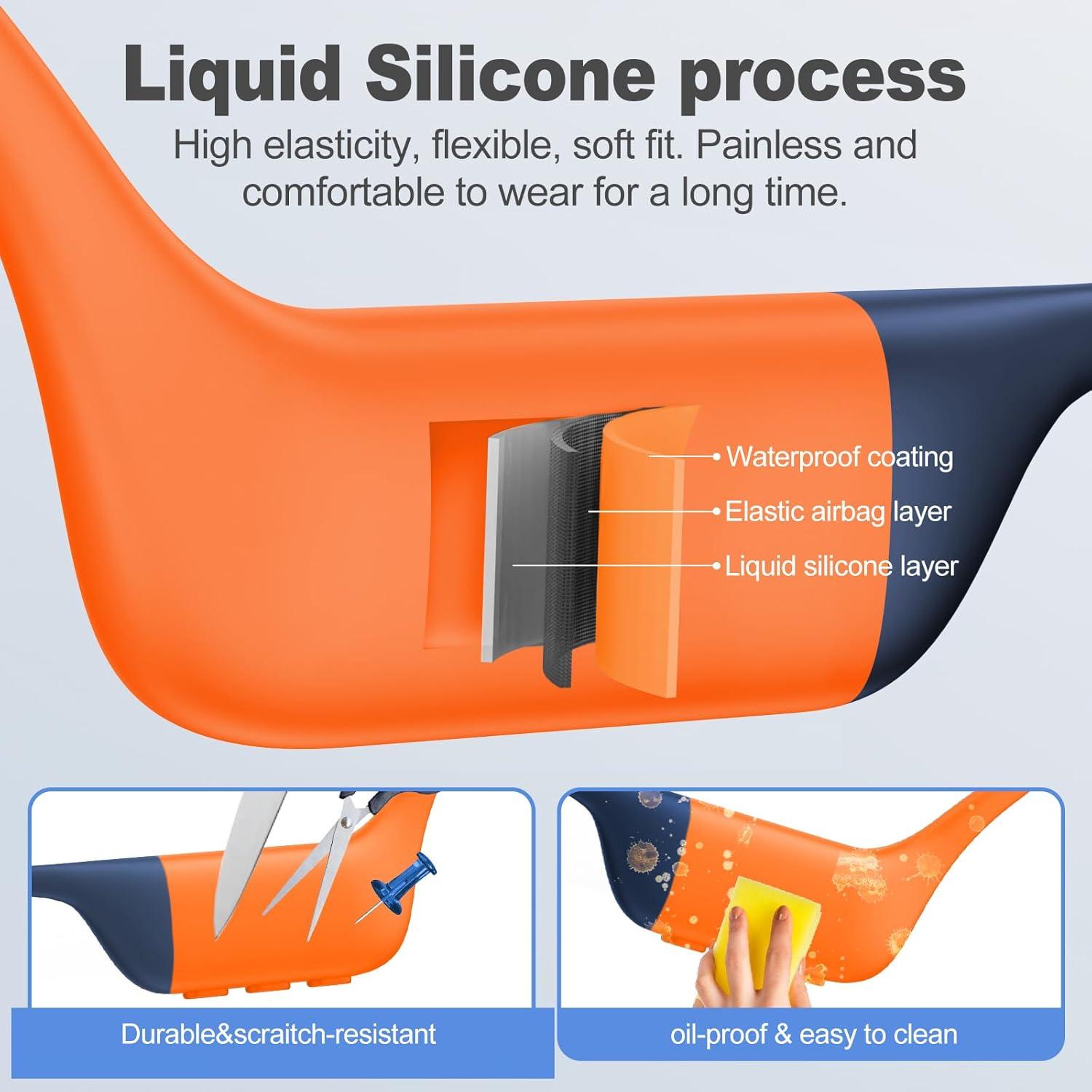 Auriculares de Conducción Ósea JVenus S800pro Bluetooth 5.4 IPX8