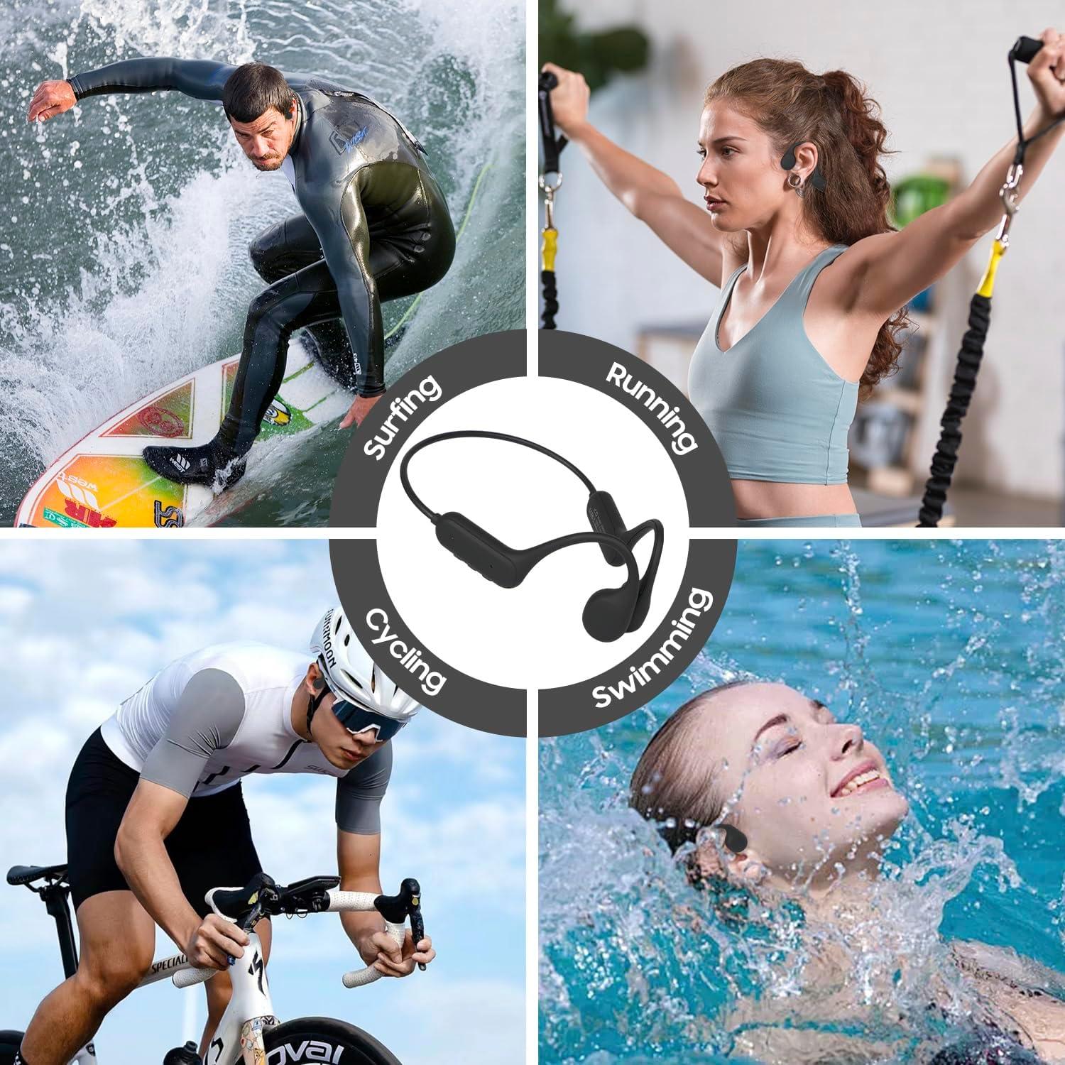 Auriculares inalámbricos CLEANJOY SJ2 IPX8 32GB para nadar