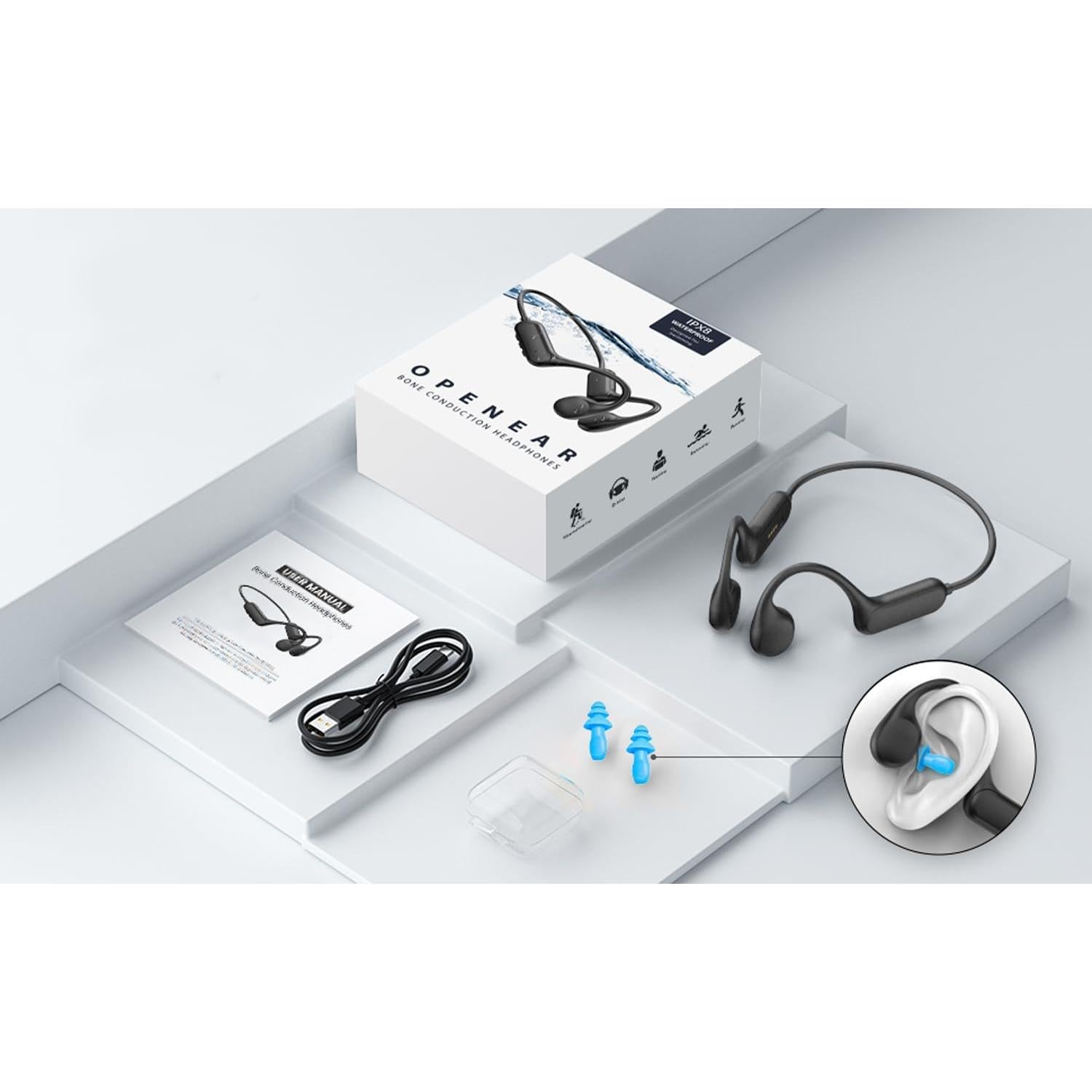 Auriculares inalámbricos CLEANJOY SJ2 IPX8 32GB para nadar