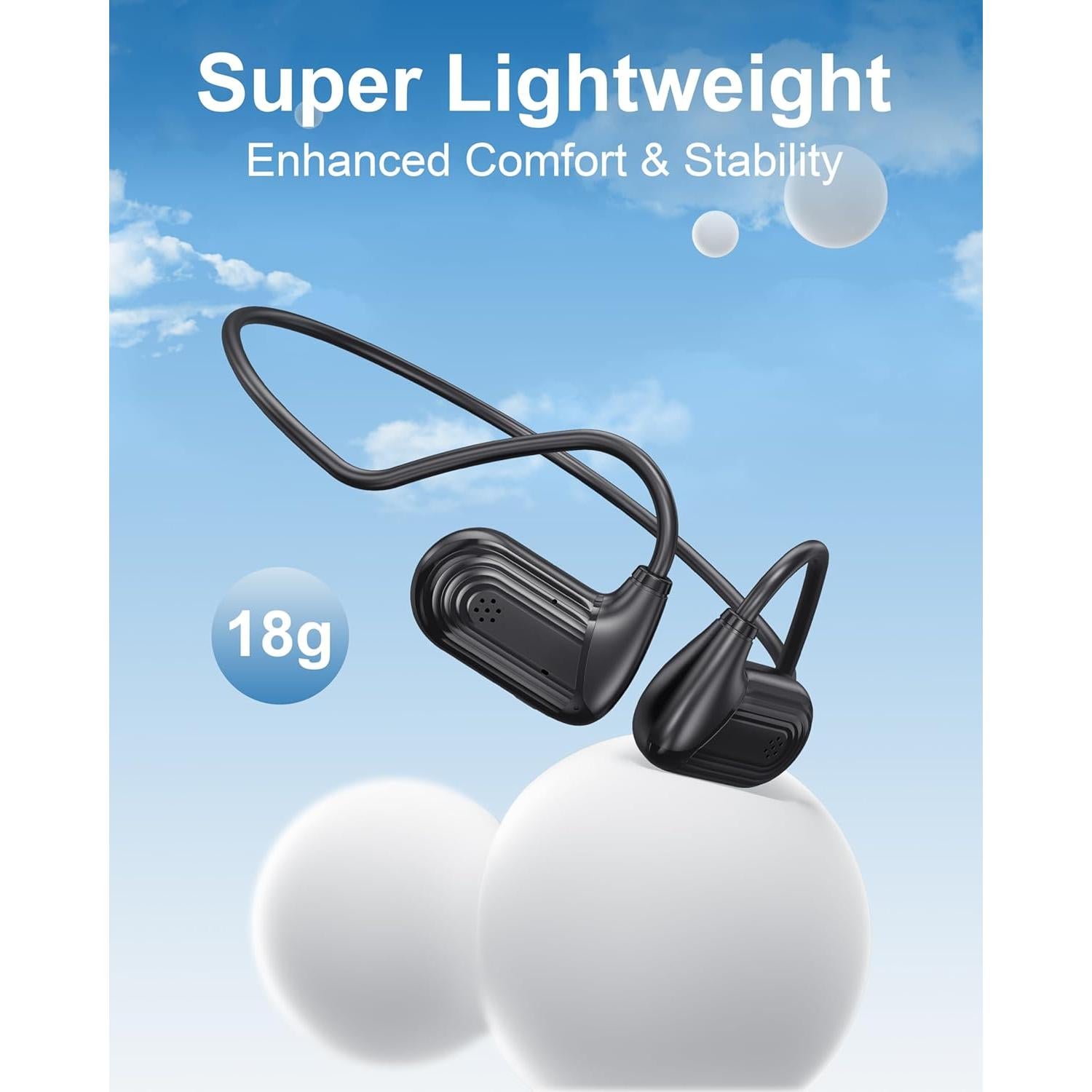 Auriculares Inalámbricos WamGra T18 Open Ear Bluetooth 5.3 IPX5