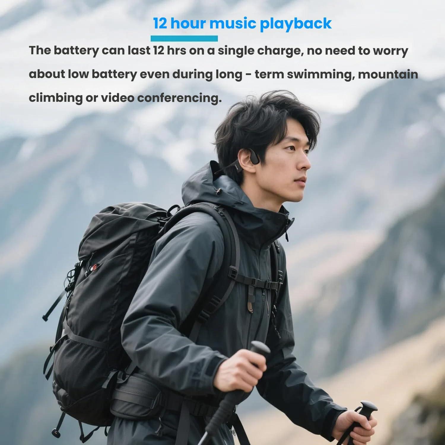 Auriculares Inalámbricos de Conducción Ósea SuperQ4 IPX8 32GB