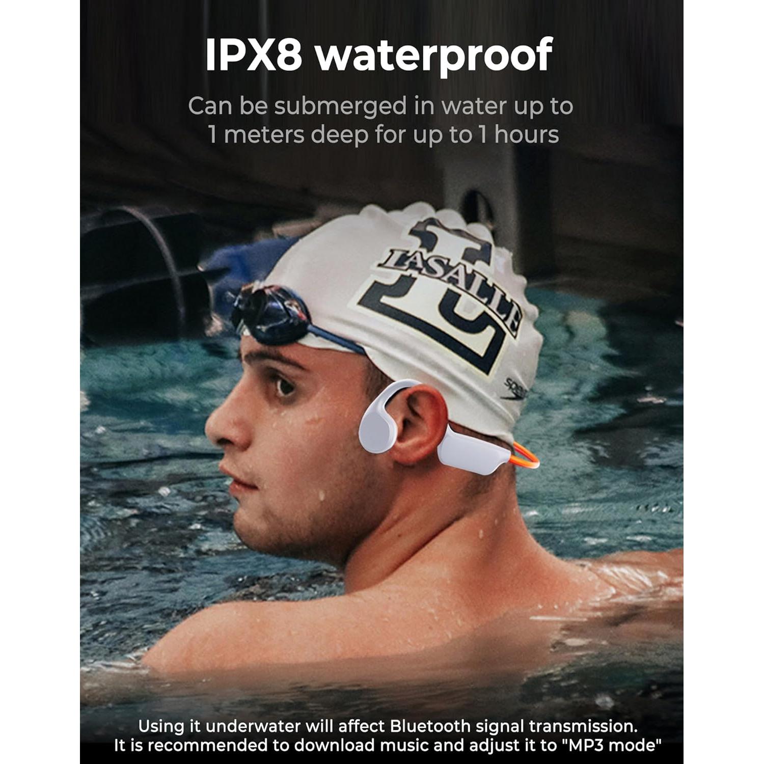 Auriculares de Conducción Ósea Atopskins IPX8 Bluetooth 5.3 32GB