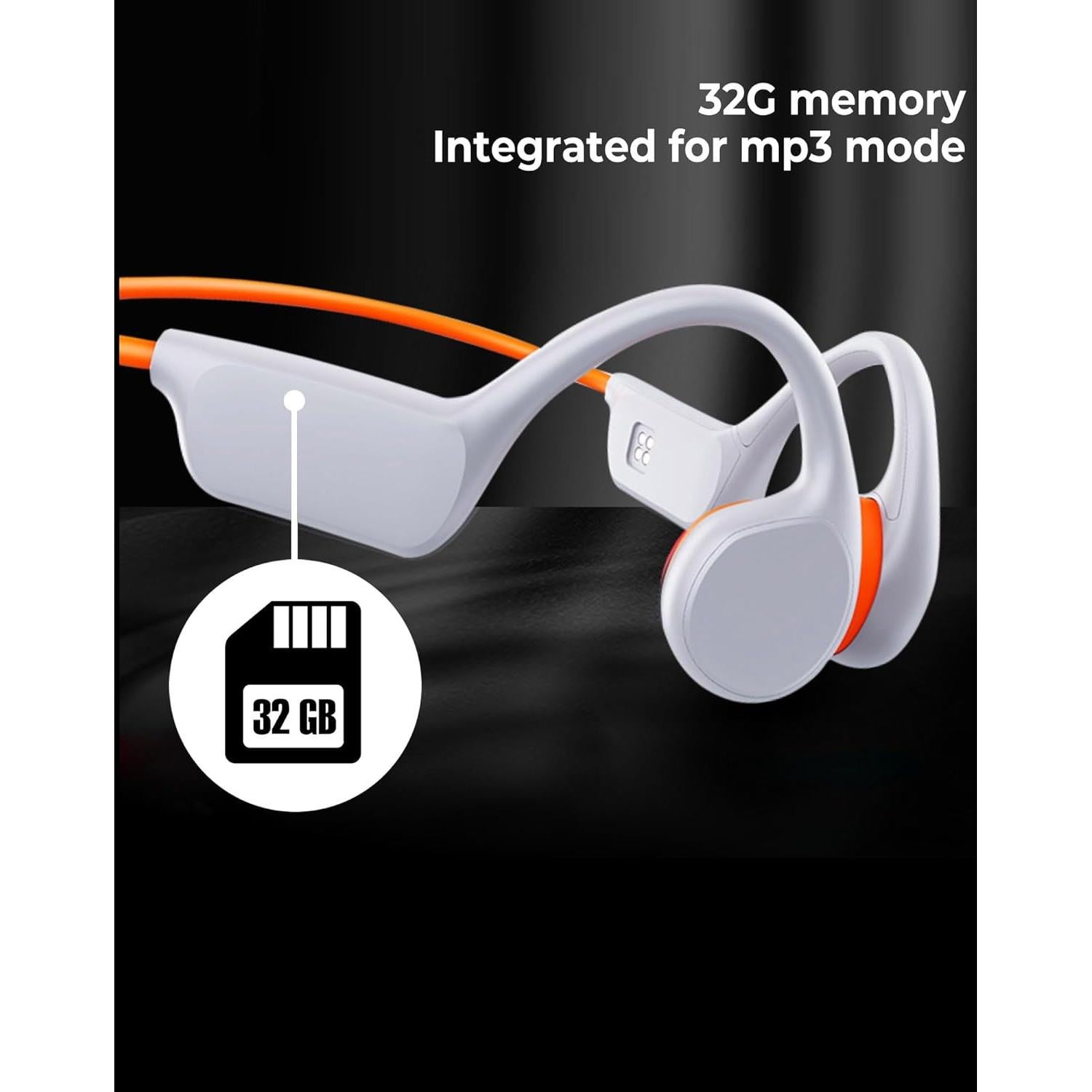 Auriculares de Conducción Ósea Atopskins IPX8 Bluetooth 5.3 32GB