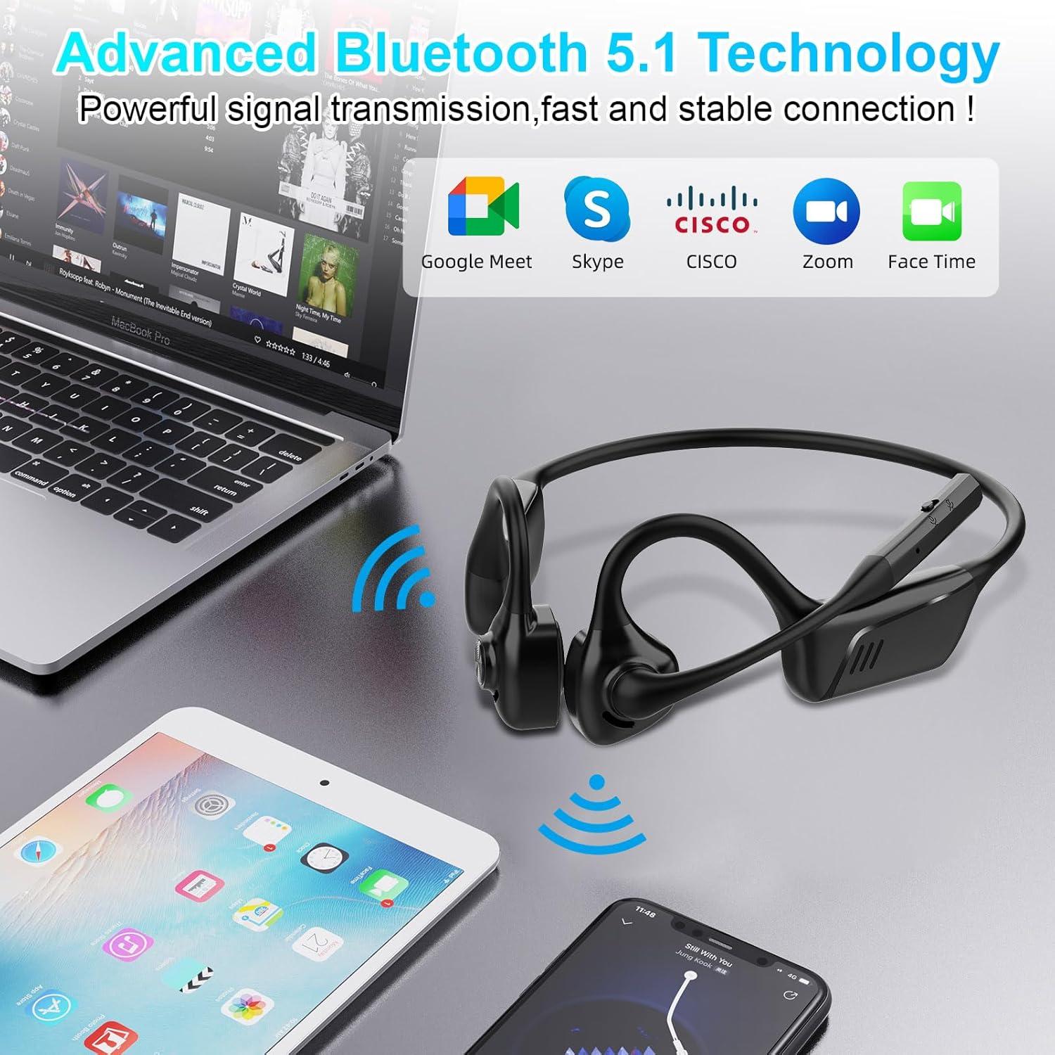 Auriculares Bluetooth ZIOCOM LK06 con Cancelación de Ruido ENC