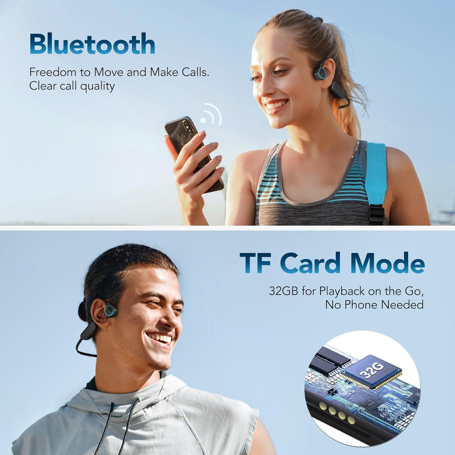 Reproductor MP3 Impermeable AGPTEK X15 Bluetooth 5.3 32GB