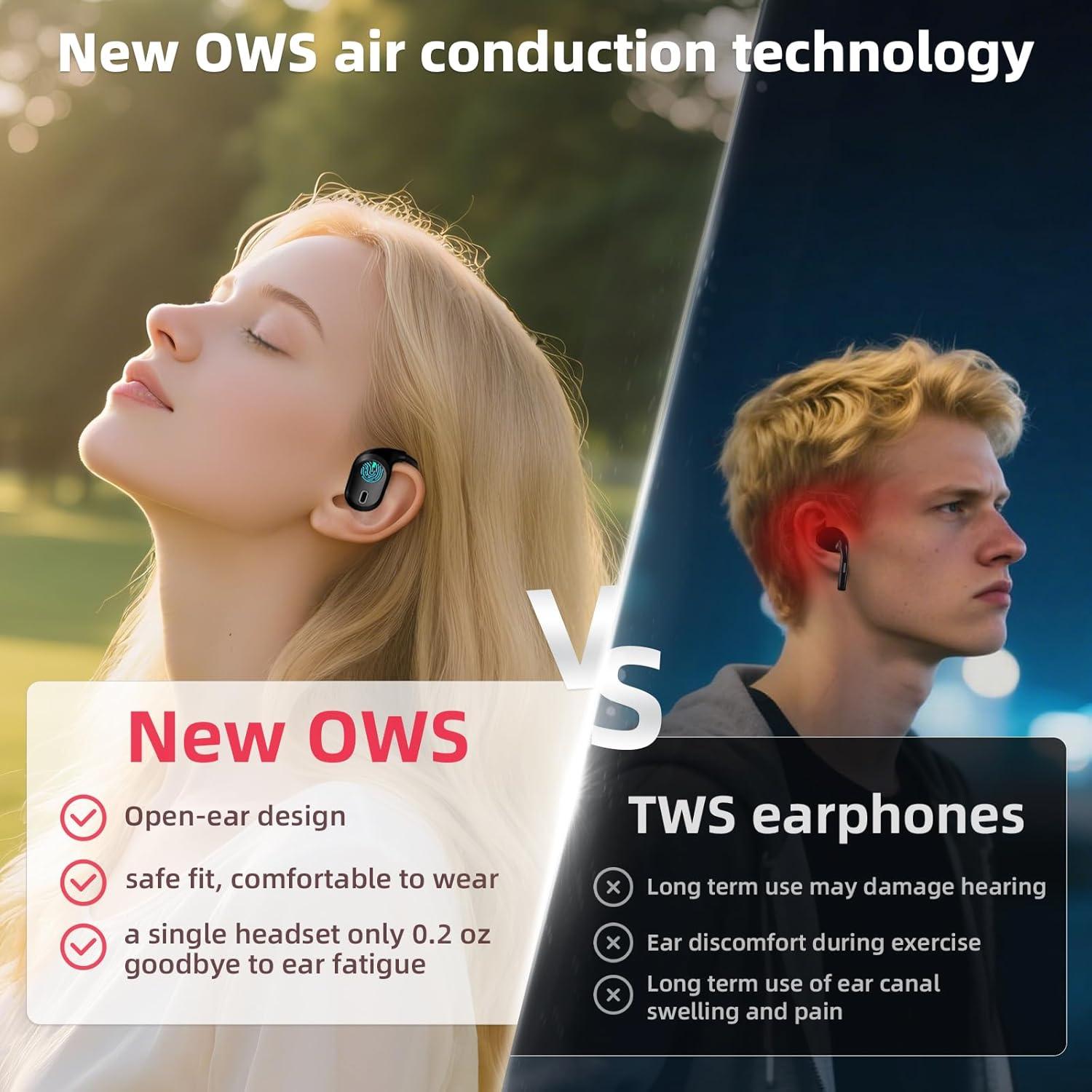 Auriculares Inalámbricos QUYIIDEE V30 Bluetooth 5.4 IP54 40H