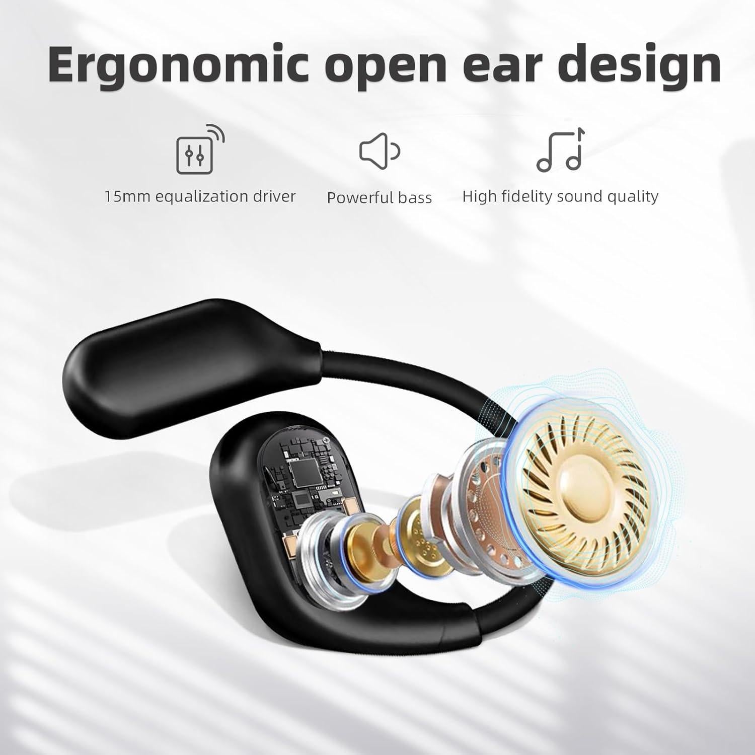 Auriculares Inalámbricos QUYIIDEE V30 Bluetooth 5.4 IP54 40H
