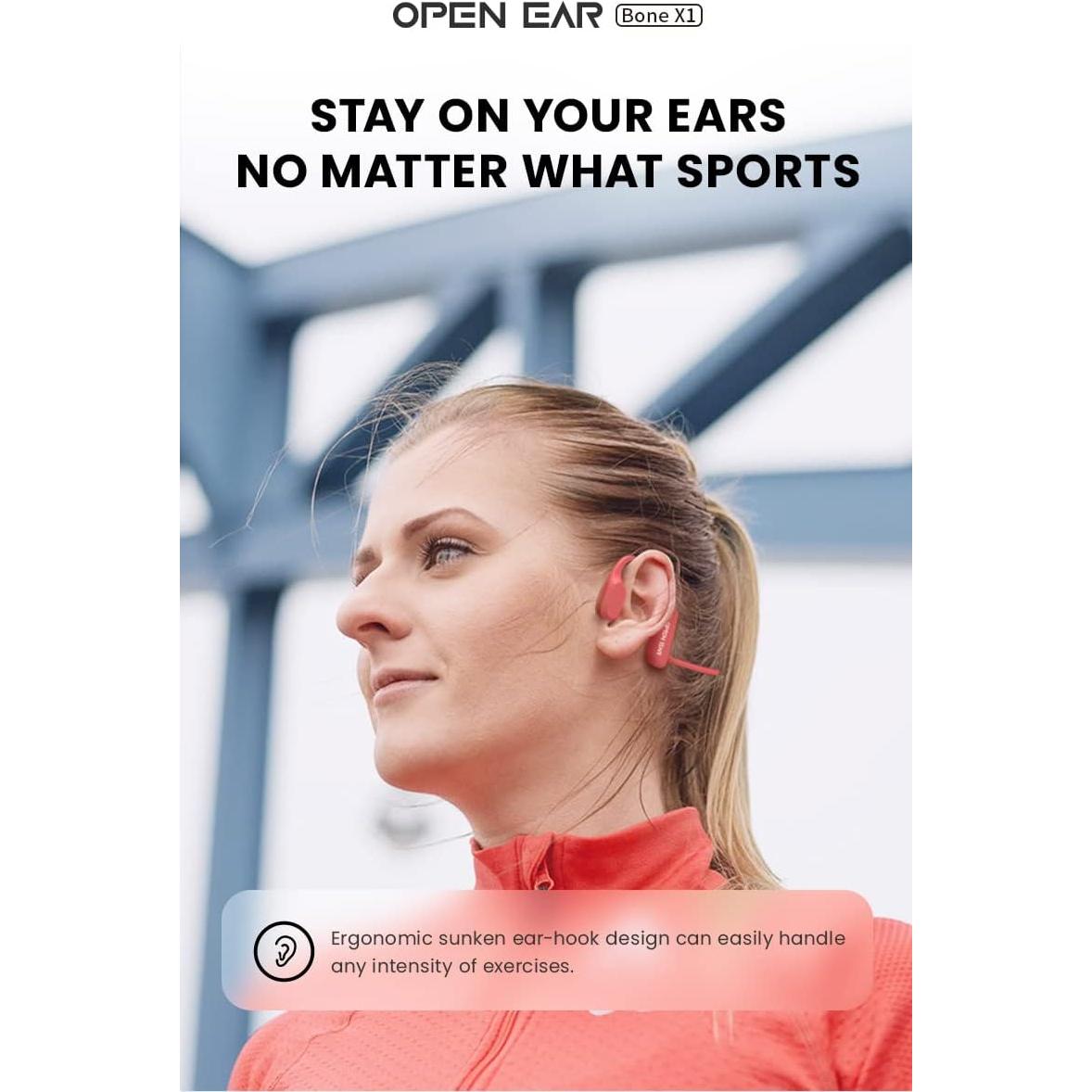 Auriculares Inalámbricos NOERLX de Conducción Ósea, IPX5, 6h