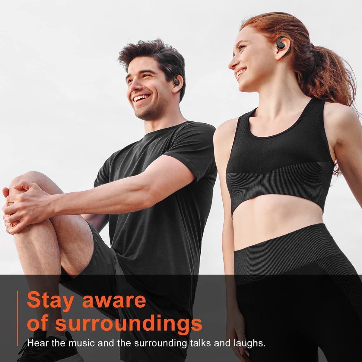 Auriculares Inalámbricos JNXIKOU Conducción Ósea Bluetooth 5.3