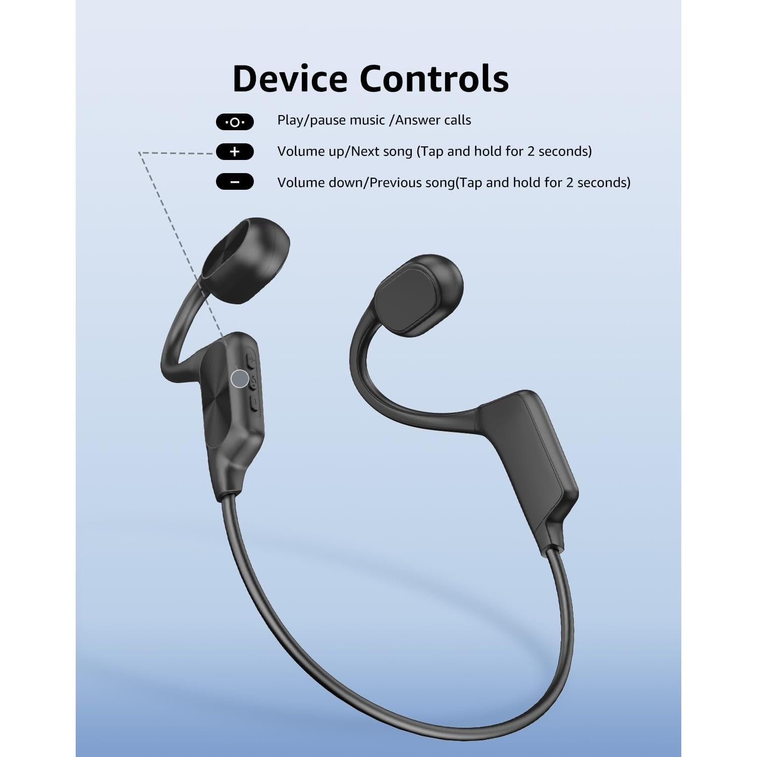 Auriculares Inalámbricos ANOUV B51S Pro Conducción Ósea 64GB