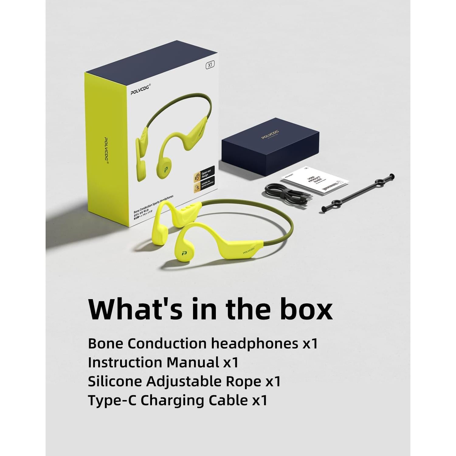 Auriculares Inalámbricos Bluetooth POLVCDG BDAMX-1MN82 IPX6