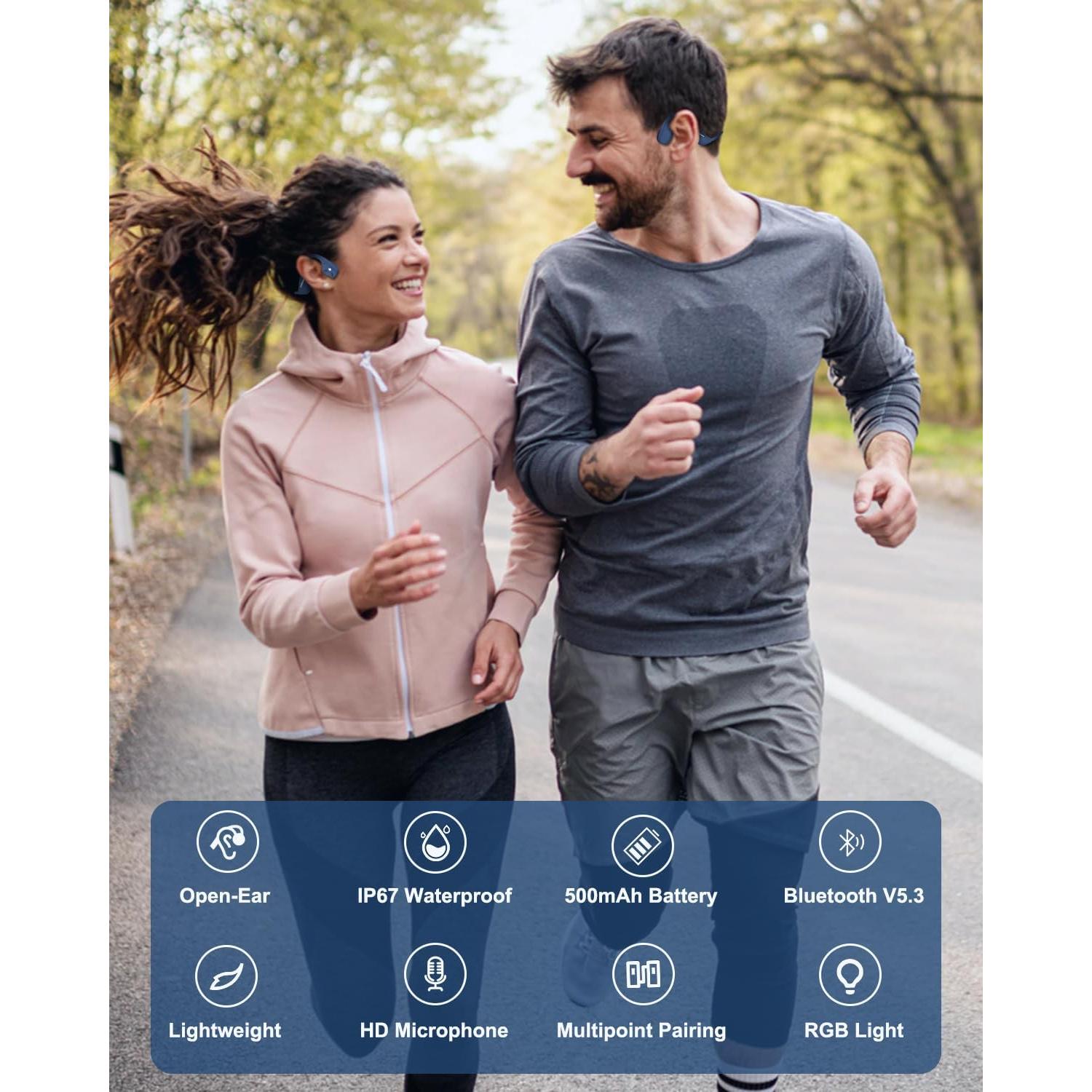 Auriculares Bluetooth MONODEAL DV68 Conducción Ósea IP67 15H