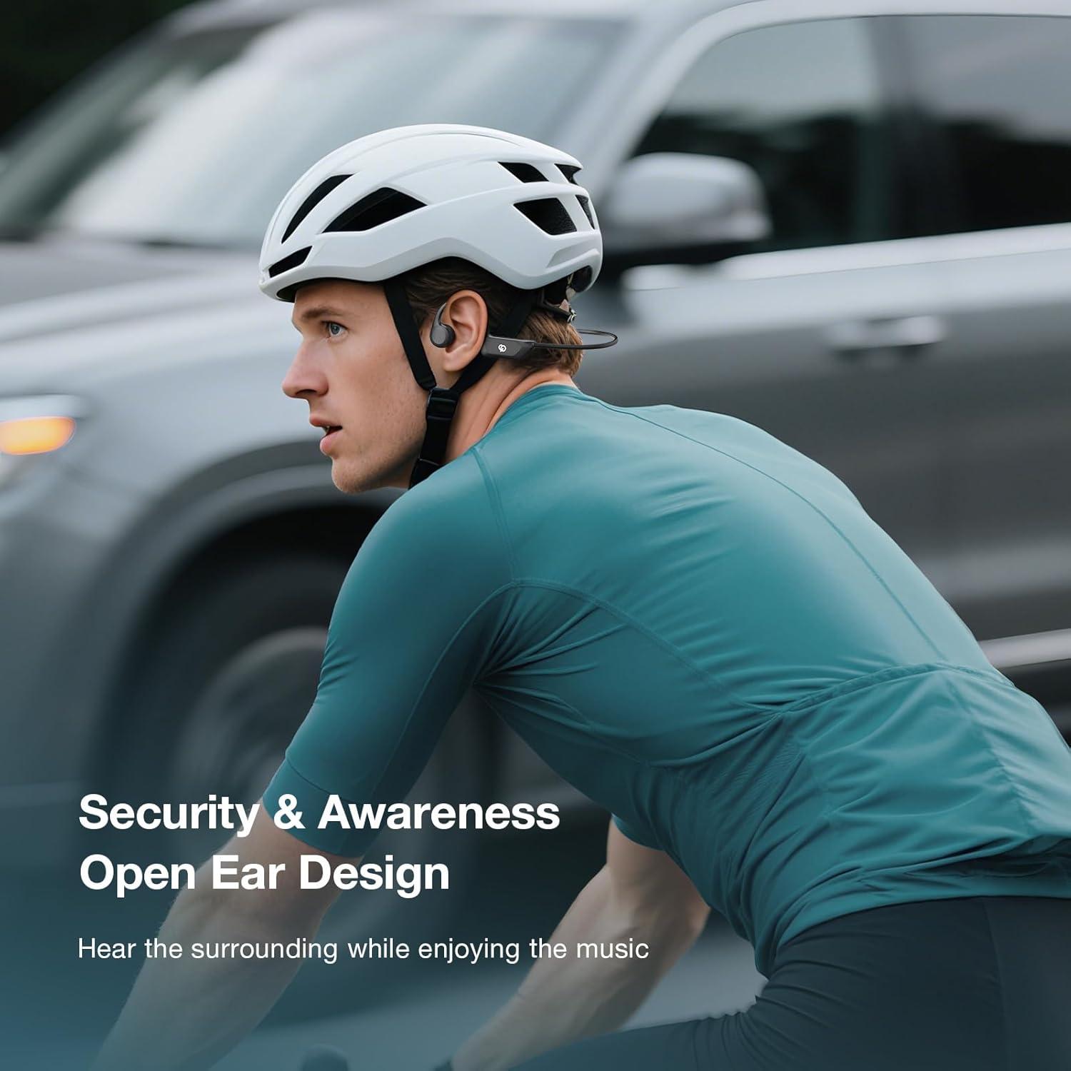 Auriculares Inalámbricos Qyzue-S27 Conducción Ósea 10H Bluetooth 5.4