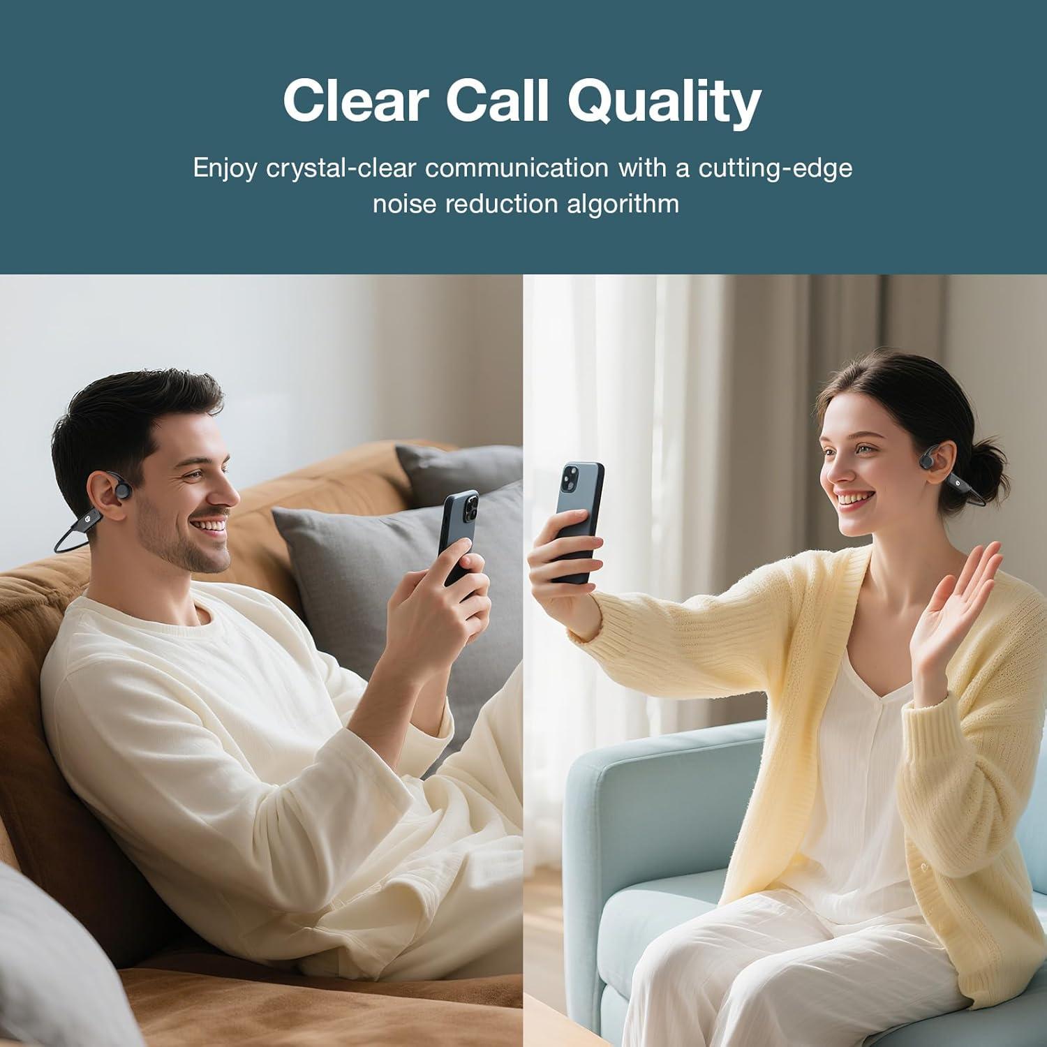 Auriculares Inalámbricos Qyzue-S27 Conducción Ósea 10H Bluetooth 5.4