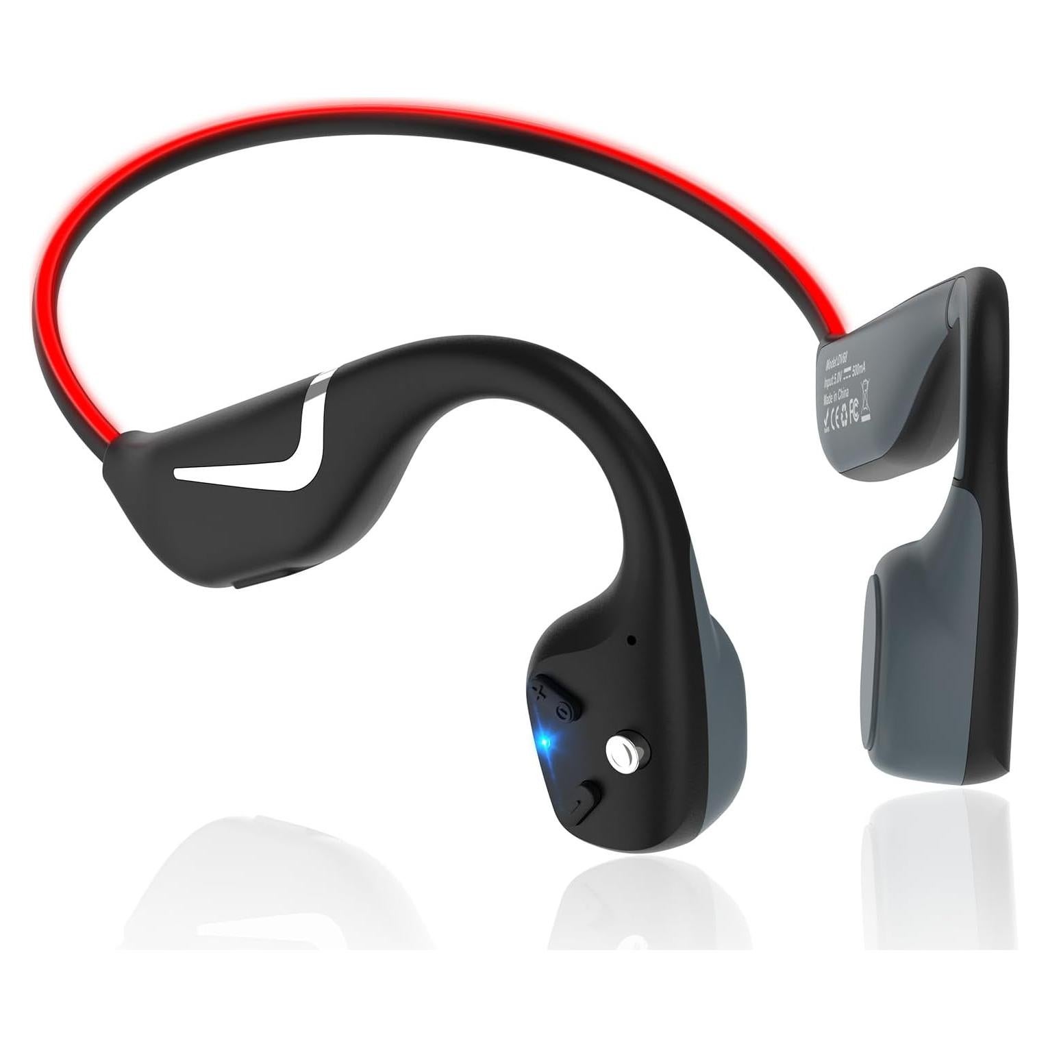 Auriculares de Conducción Ósea Praseno Bluetooth 5.3 IP67