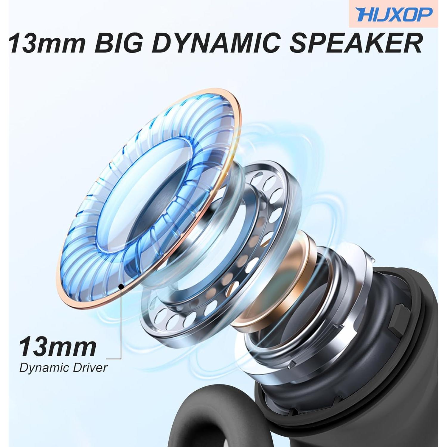 Auriculares Inalámbricos Hijoxp A1 Abiertos IPX7 44H Bluetooth