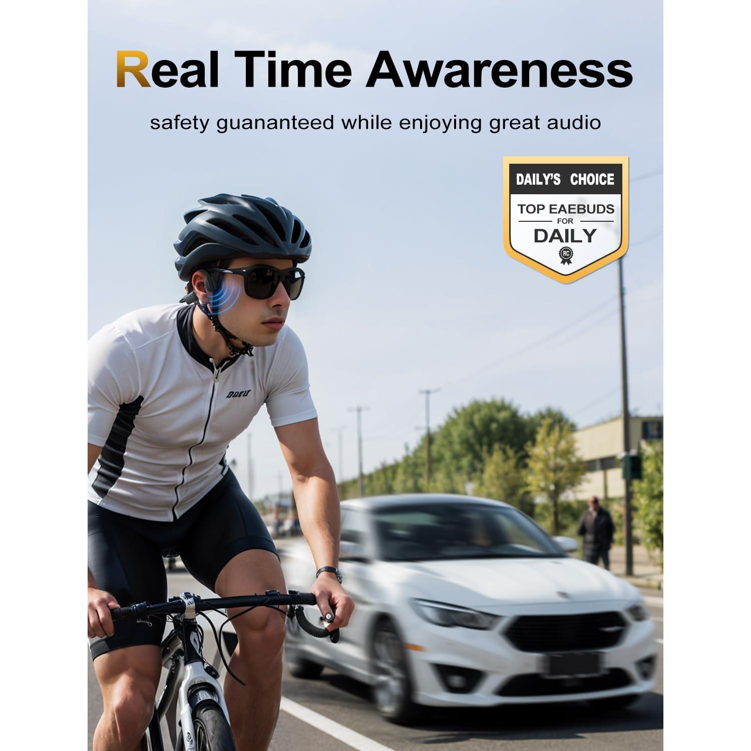 Auriculares de Conducción Ósea CenPlee K08-22 IPX5 12h Batería