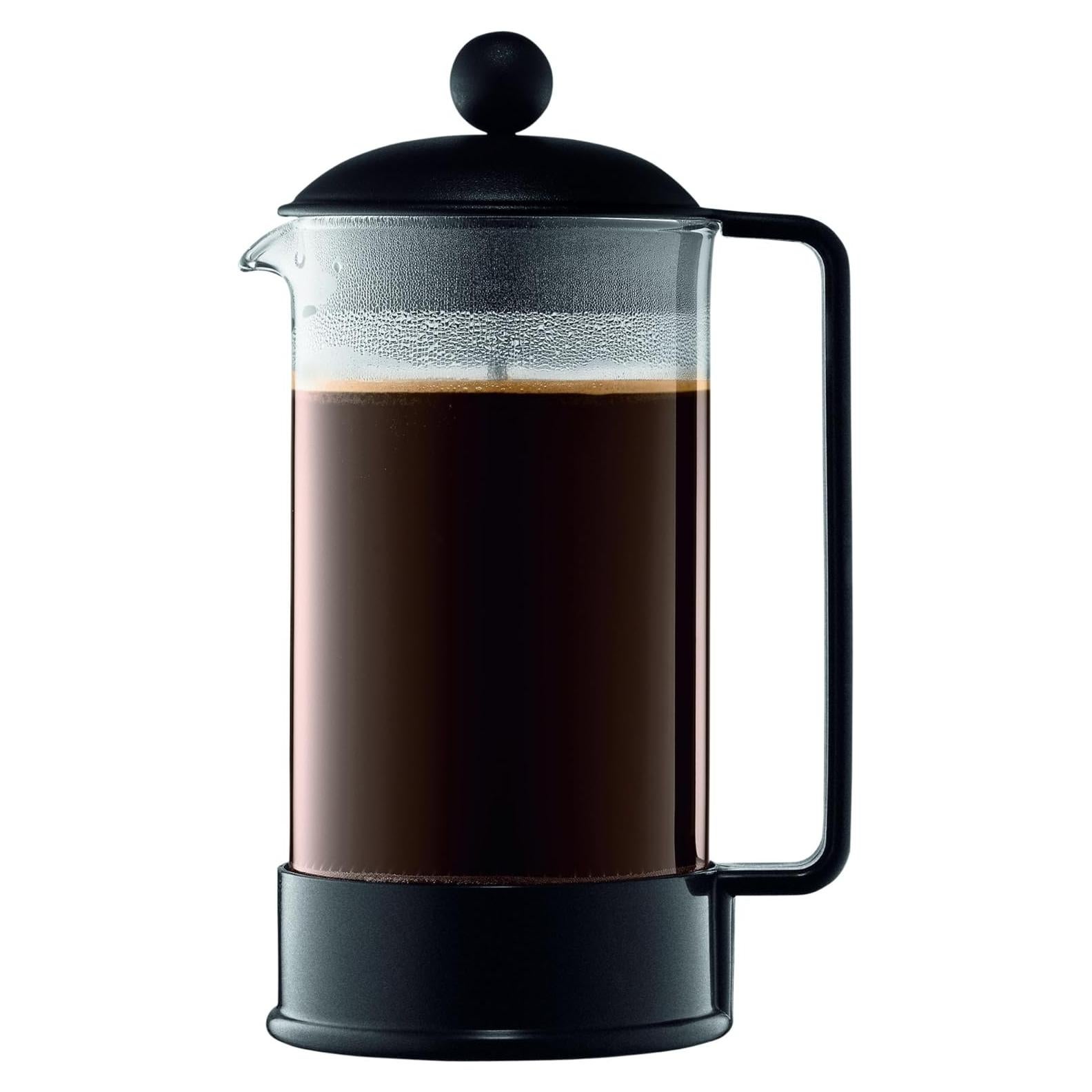 Cafetera de Émbolo Bodum Brasil 1000 ml Vidrio Negro