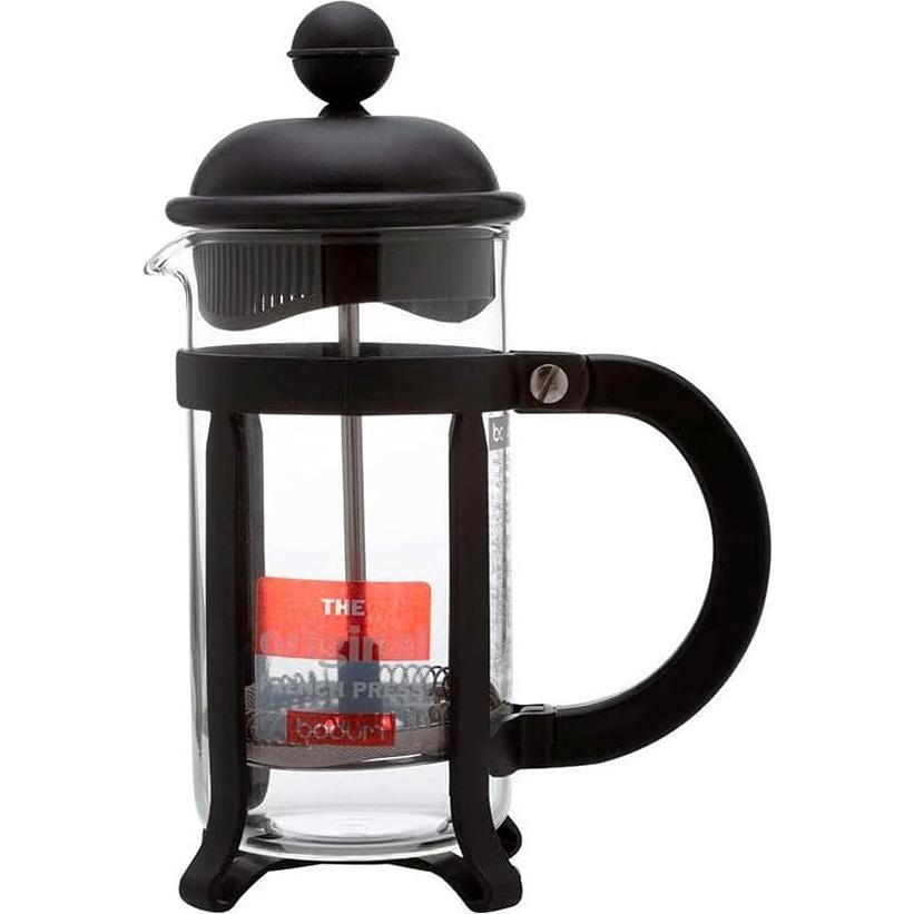Prensa Francesa Bodum Java 1L Vidrio Borosilicato Negro