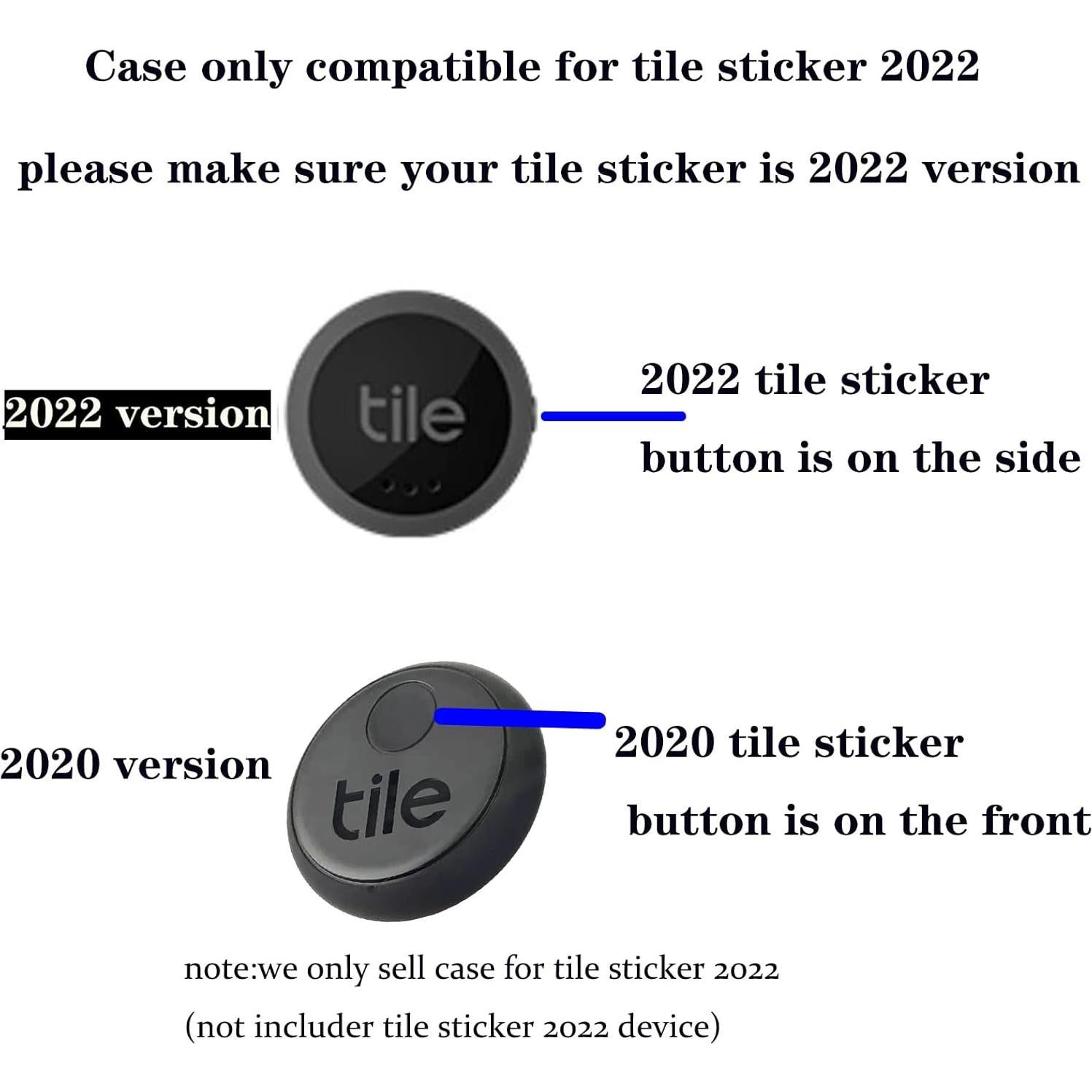 Paquete de 3 fundas de silicona para Tile Sticker 2022