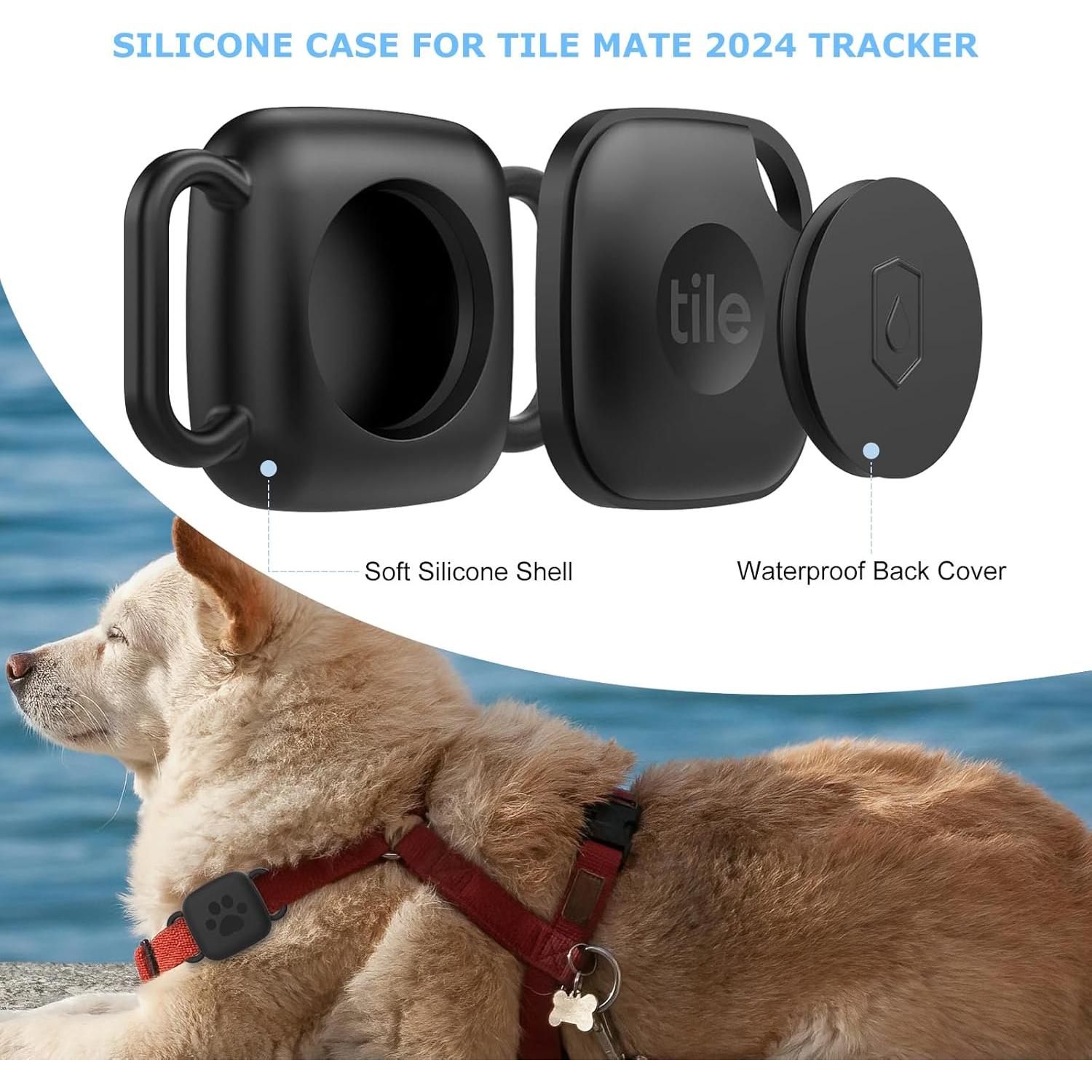 Paquete de 2 Fundas de Silicona para Tile Mate 2024/2022 - Impermeables