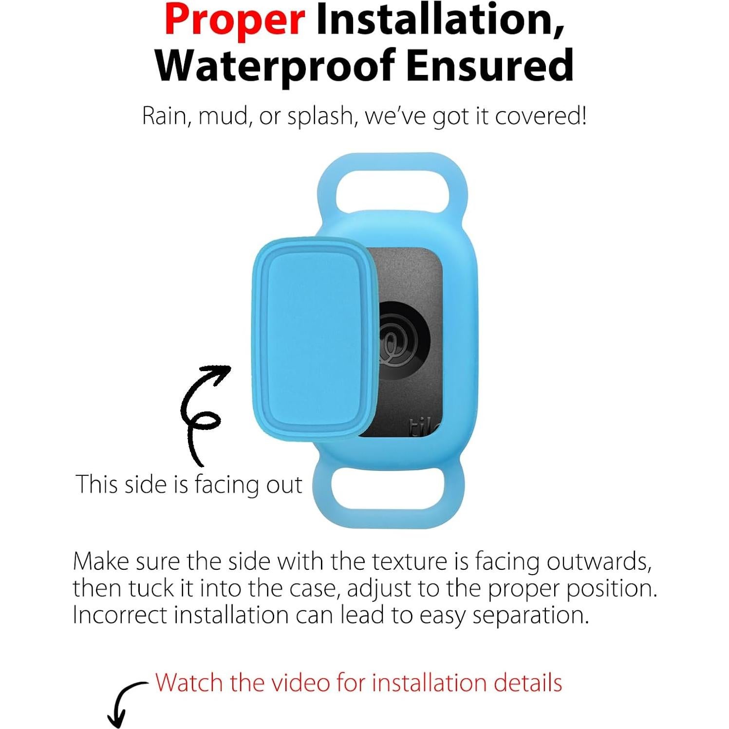 Soporte de Collar de Perro Funda Protectora Silicona Tile Pro 2024