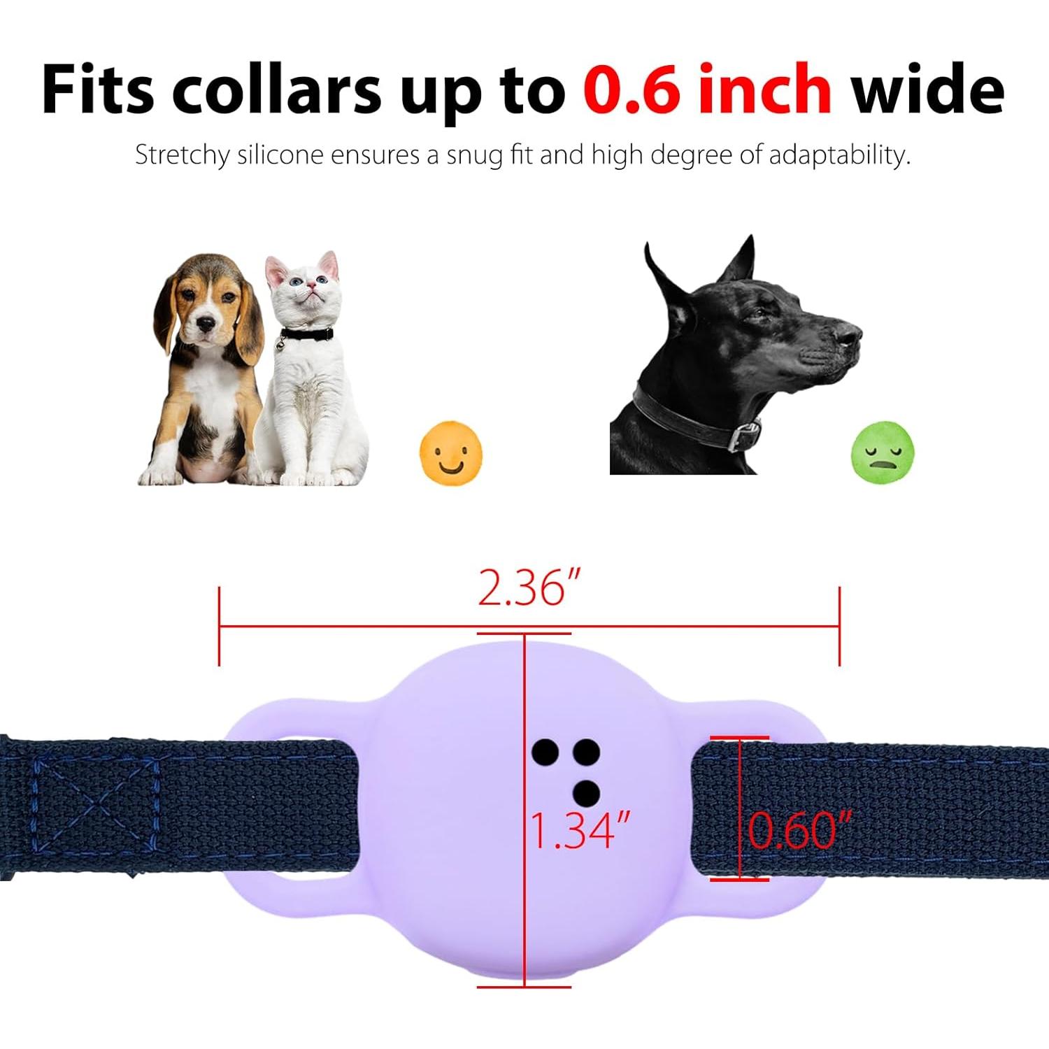 Soporte de Collar de Gato Silicona Fretime para Etiqueta Tile 2024