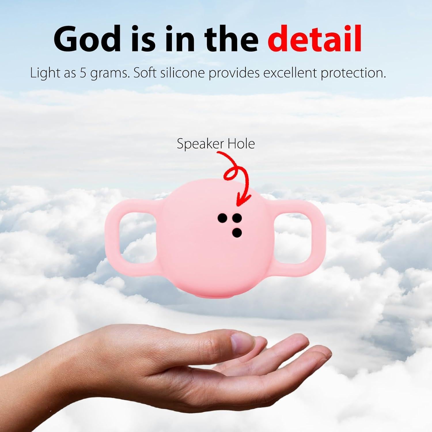 Soporte de Collar de Gato Silicona Fretime para Etiqueta Tile 2024