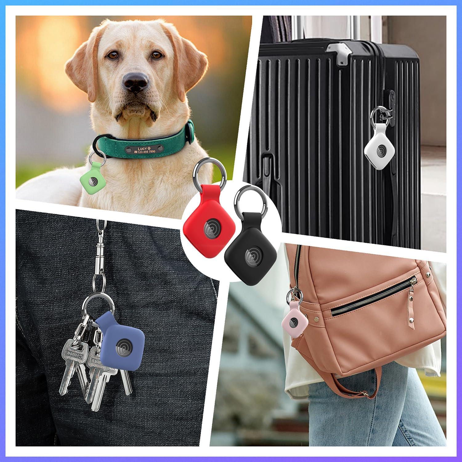 Paquete de 4 fundas de silicona para Tile Mate 2024 - Feigand