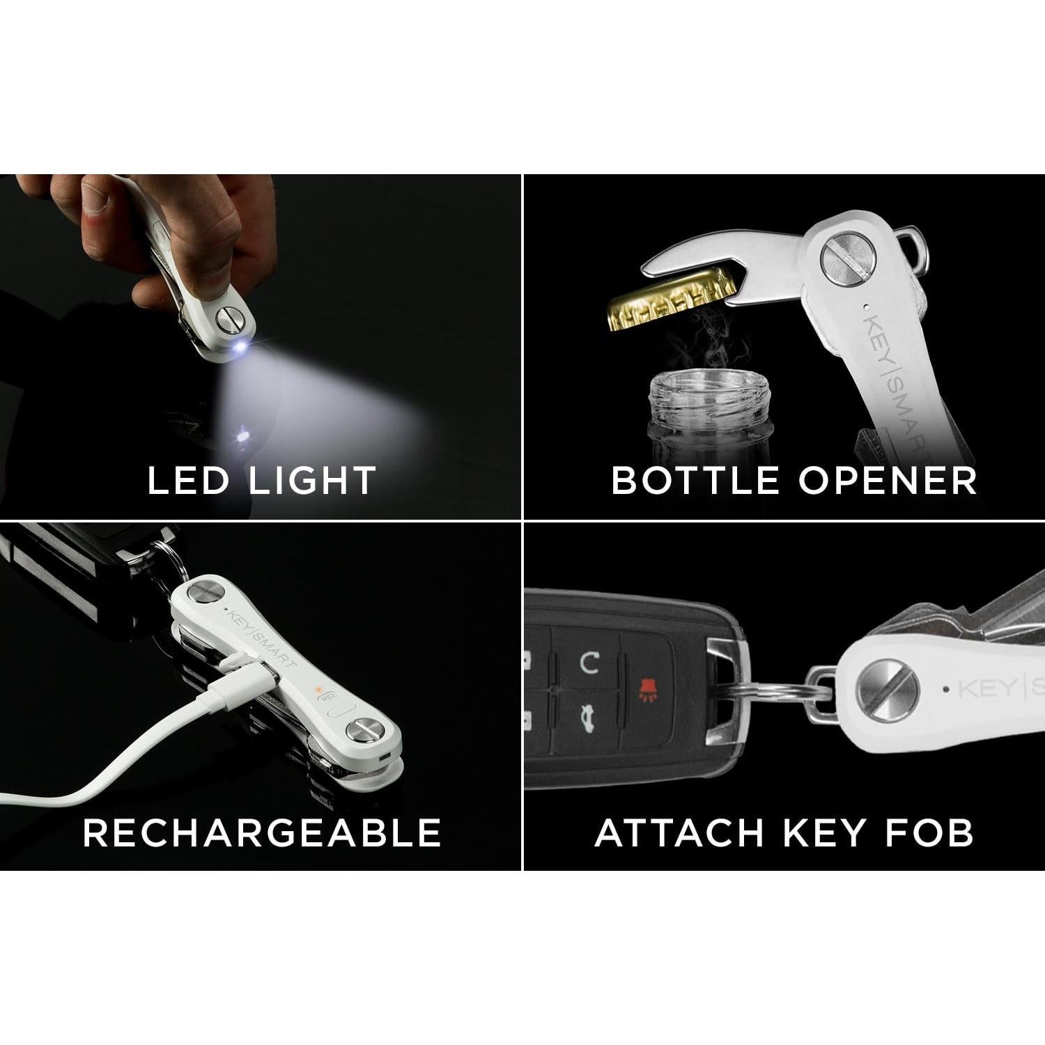 KeySmart Pro - Organizador de Llaves Inteligente con Bluetooth y Linterna LED