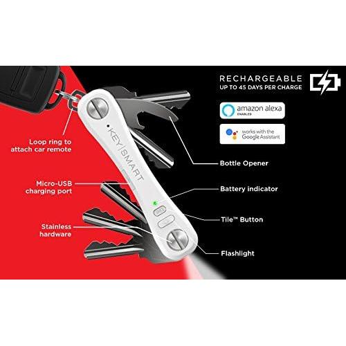 KeySmart Pro - Organizador de Llaves Inteligente con Bluetooth y Linterna LED