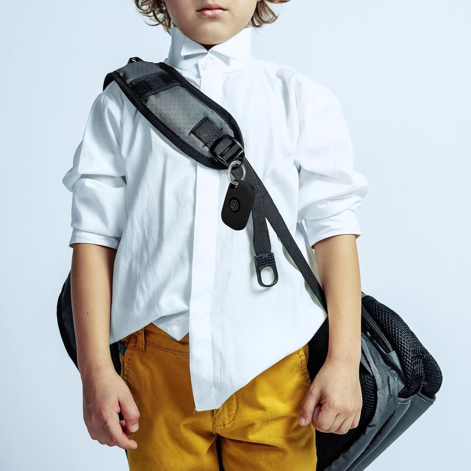 Funda de Silicona para Tile Pro 2024 con Llavero - Negro/Azul