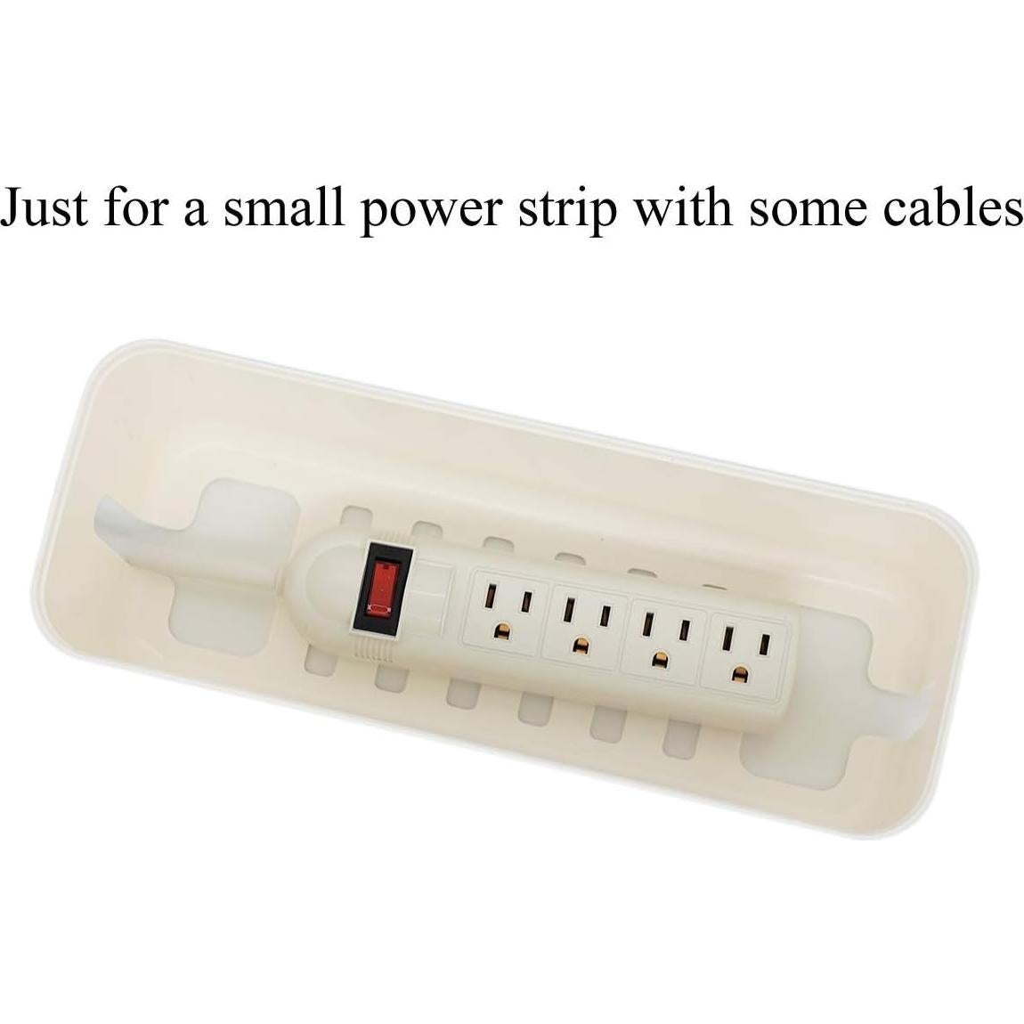 Caja de Gestión de Cables Changsuo Pequeña Blanca 30.48x10.16cm