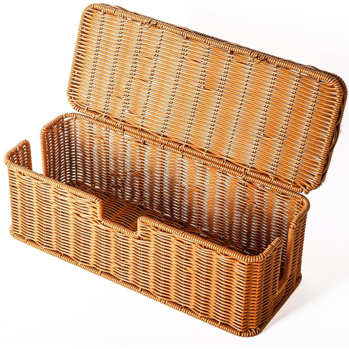 Caja Organizadora de Cables Quincry Natural 41.7x17x16.5cm