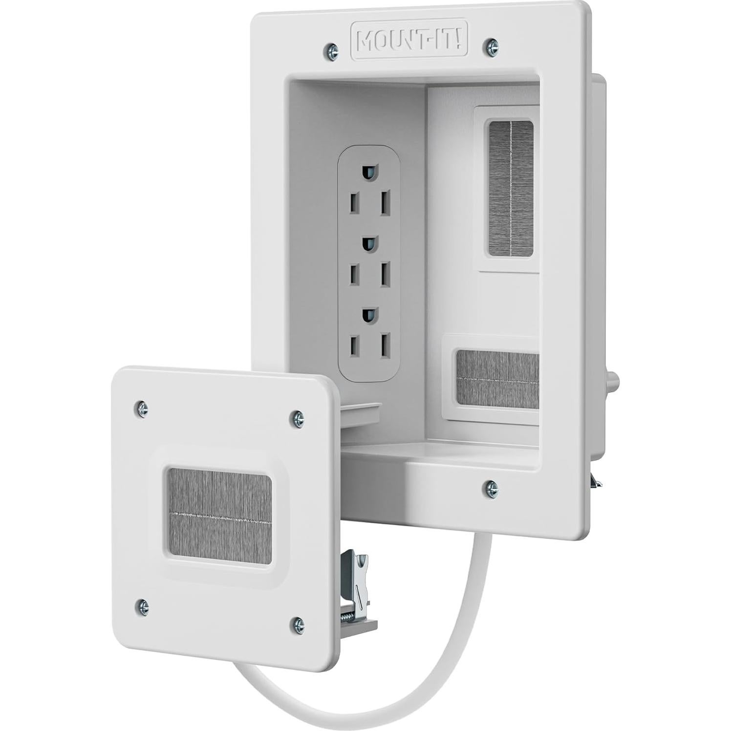 Kit Concealador de Cables Mount-It! para TV en Pared 2.74m